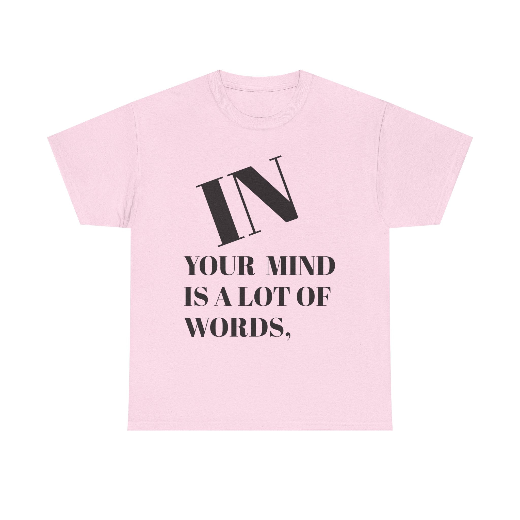 Heartfelt Unisex Heavy Cotton Tee | Inspirational Quote Shirt, Casual Wear, Perfect Gift for Friends, Love Themed Apparel, Everyday [...]