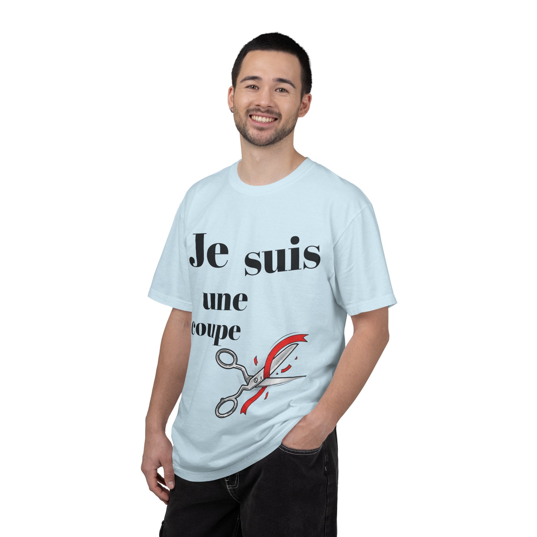 T-Shirt — Je suis une coupe (French Scissors Graphic)