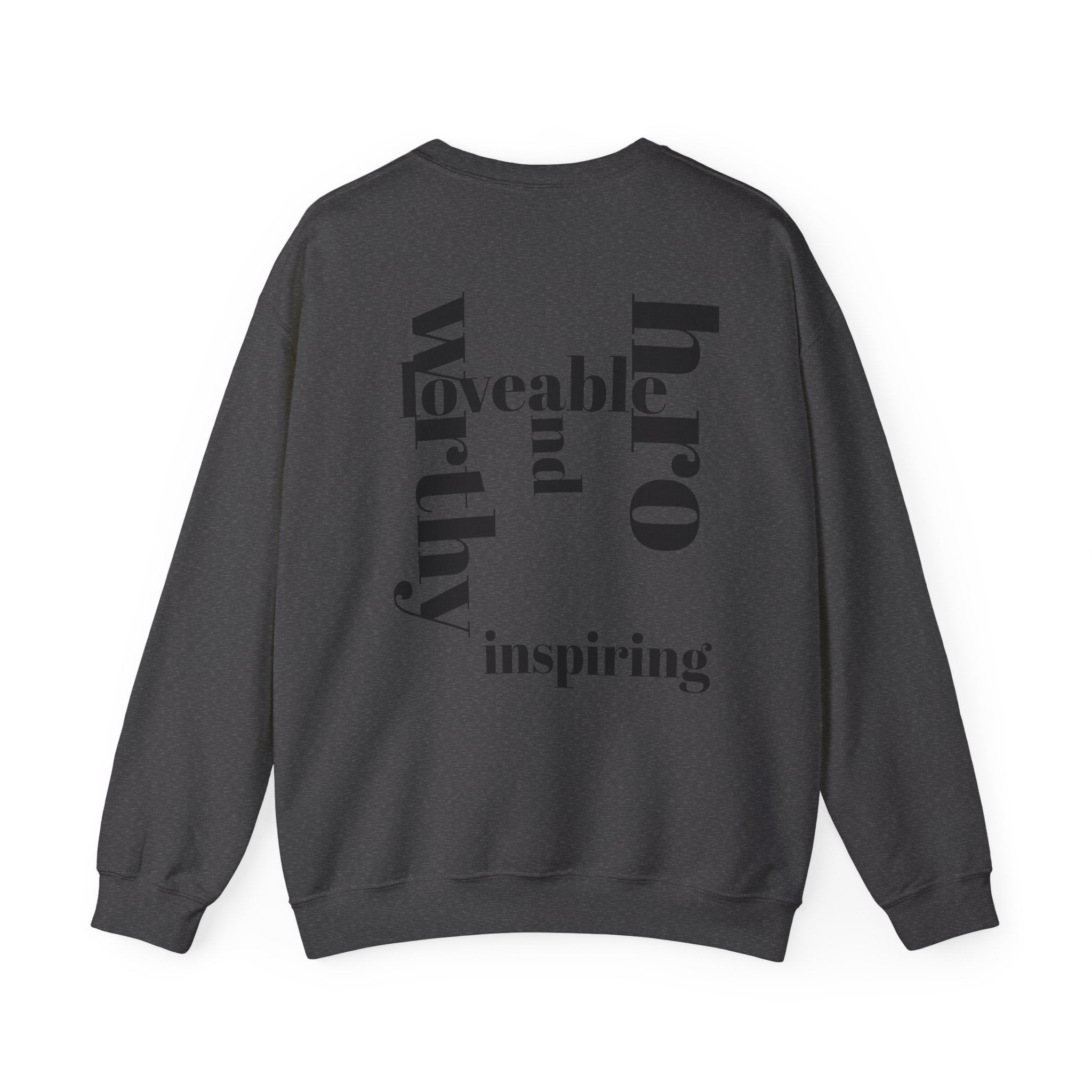 Empowering Unisex Sweatshirt: 'I AM' Inspirational Crewneck, Motivational Gift for Her, Self-Love Apparel, Cozy Casual Wear