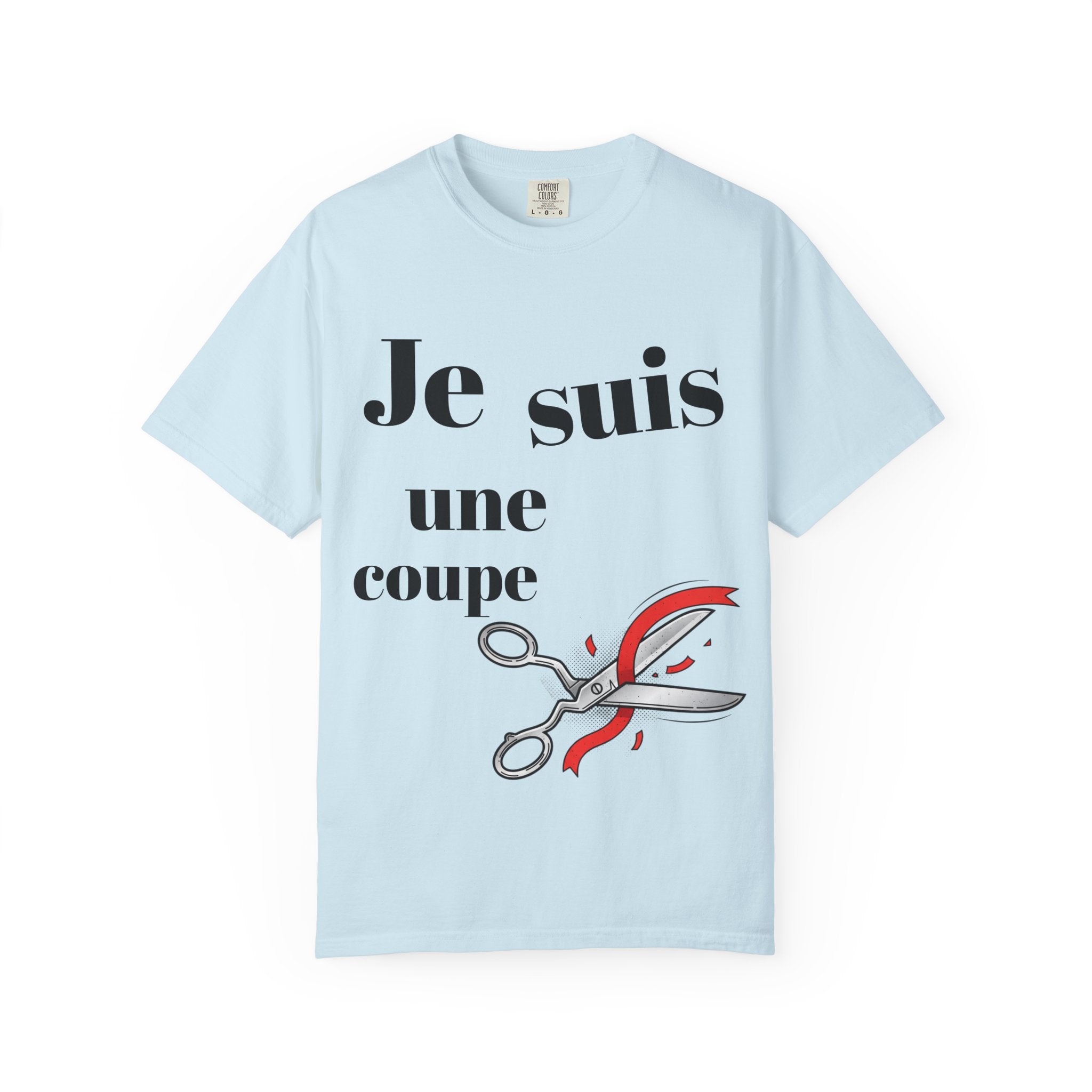 T-Shirt — Je suis une coupe (French Scissors Graphic)