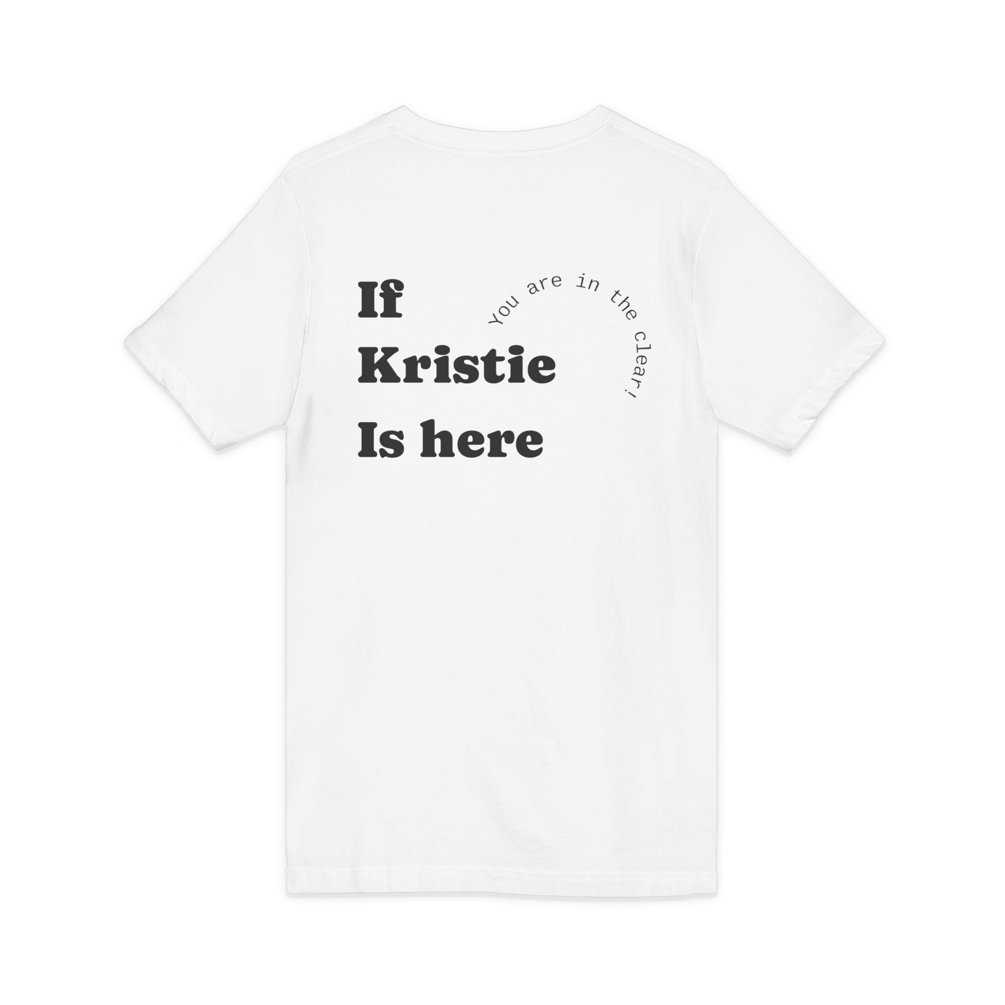 Unisex Jersey Short Sleeve V-Neck Tee