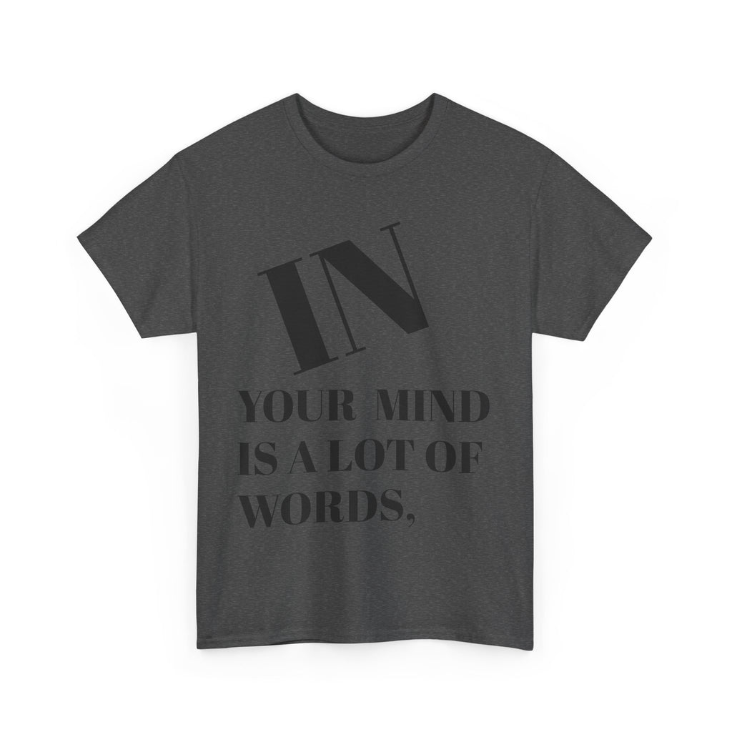 Heartfelt Unisex Heavy Cotton Tee | Inspirational Quote Shirt, Casual Wear, Perfect Gift for Friends, Love Themed Apparel, Everyday [...]