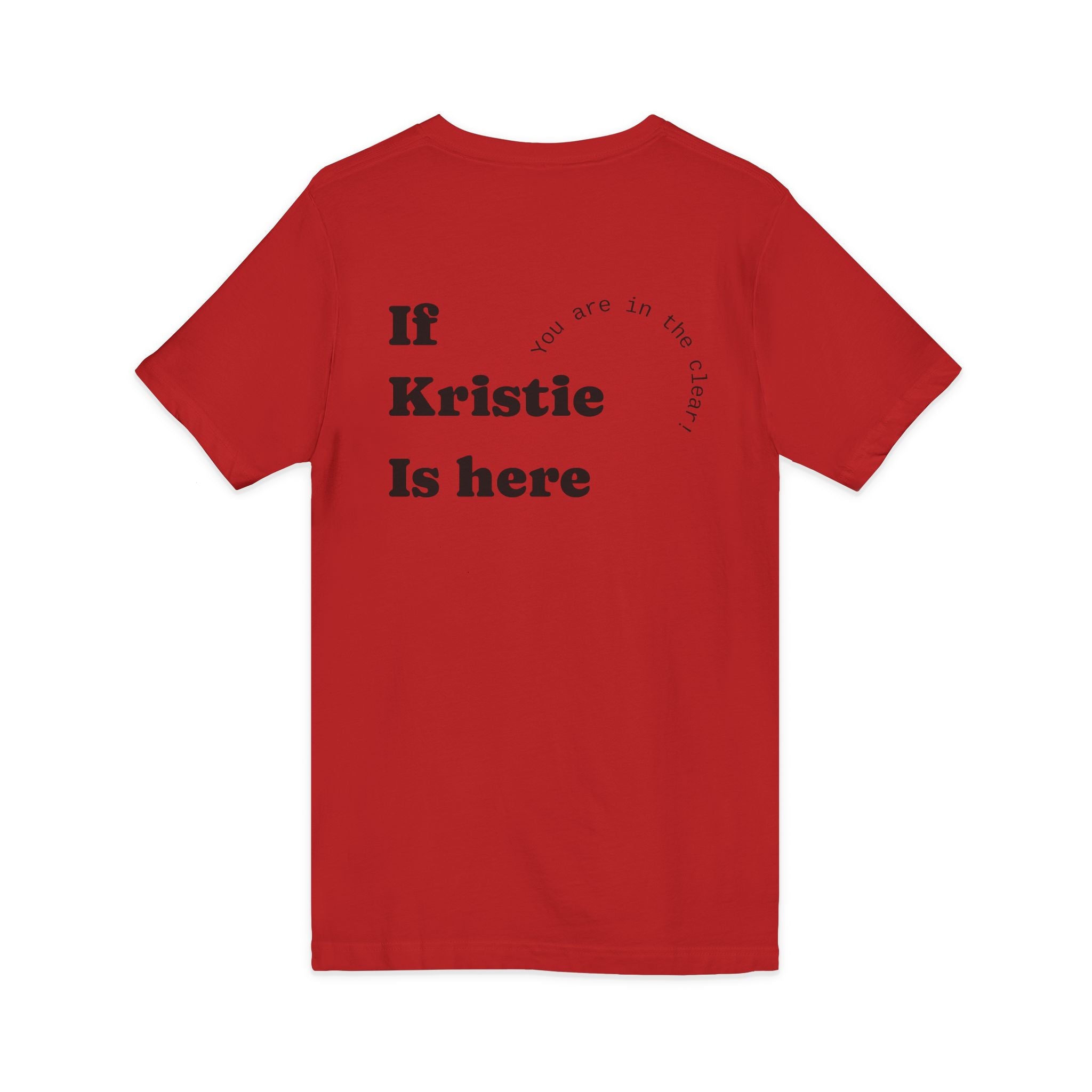 Unisex Jersey Short Sleeve V-Neck Tee