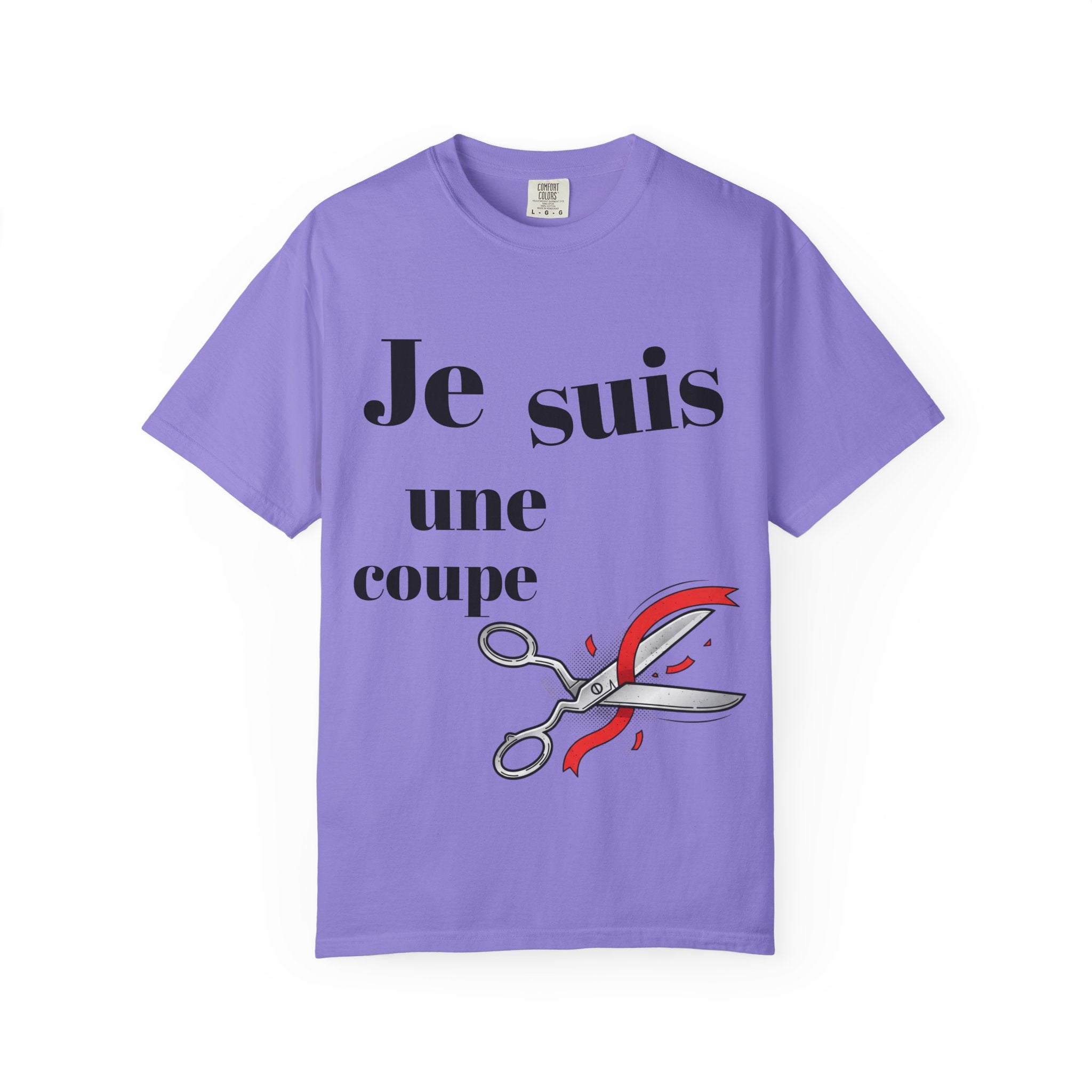 T-Shirt — Je suis une coupe (French Scissors Graphic)