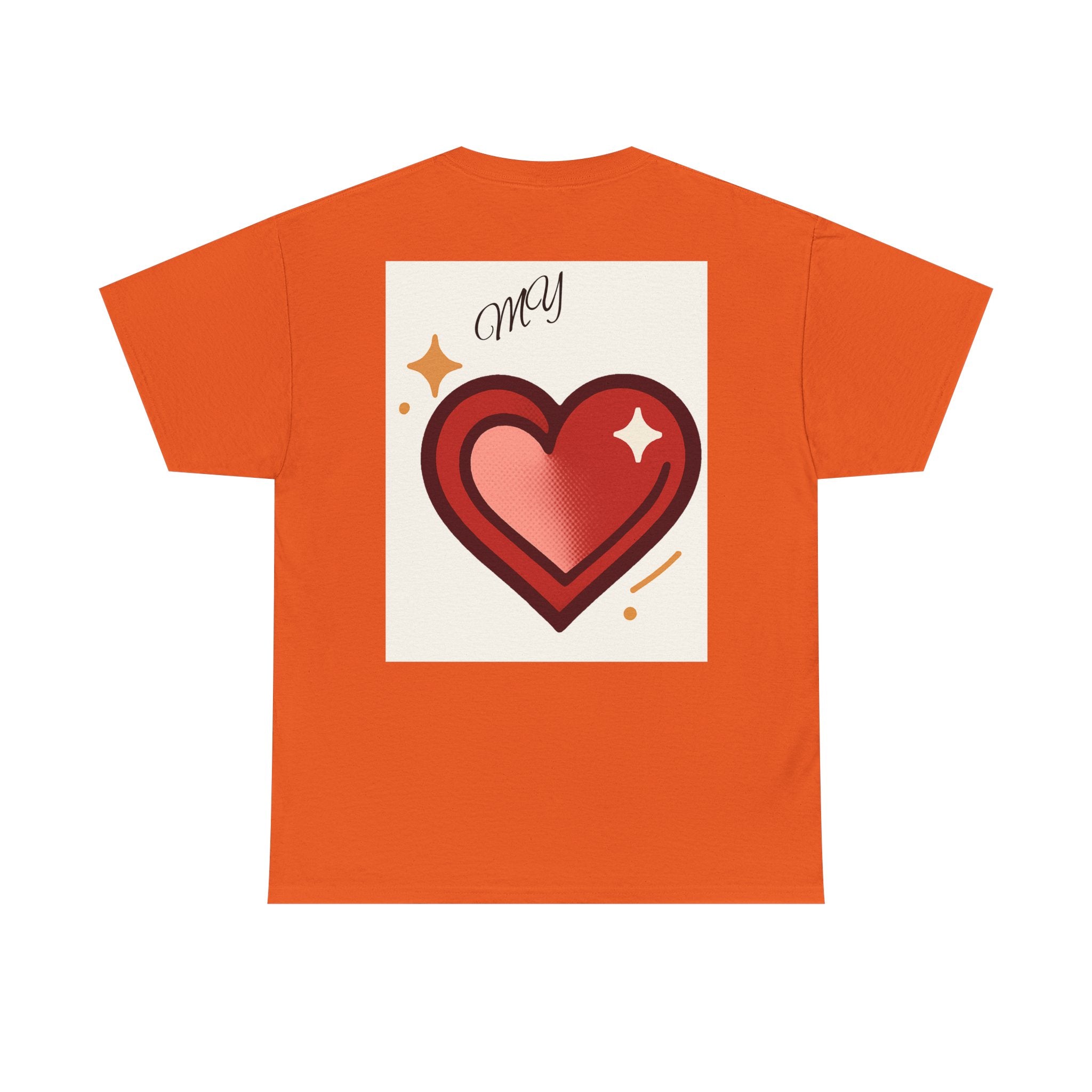 Heartfelt Unisex Heavy Cotton Tee | U R Always N, Gift for Loved Ones, Romantic Shirt, Valentine's Day, Casual Love Wear