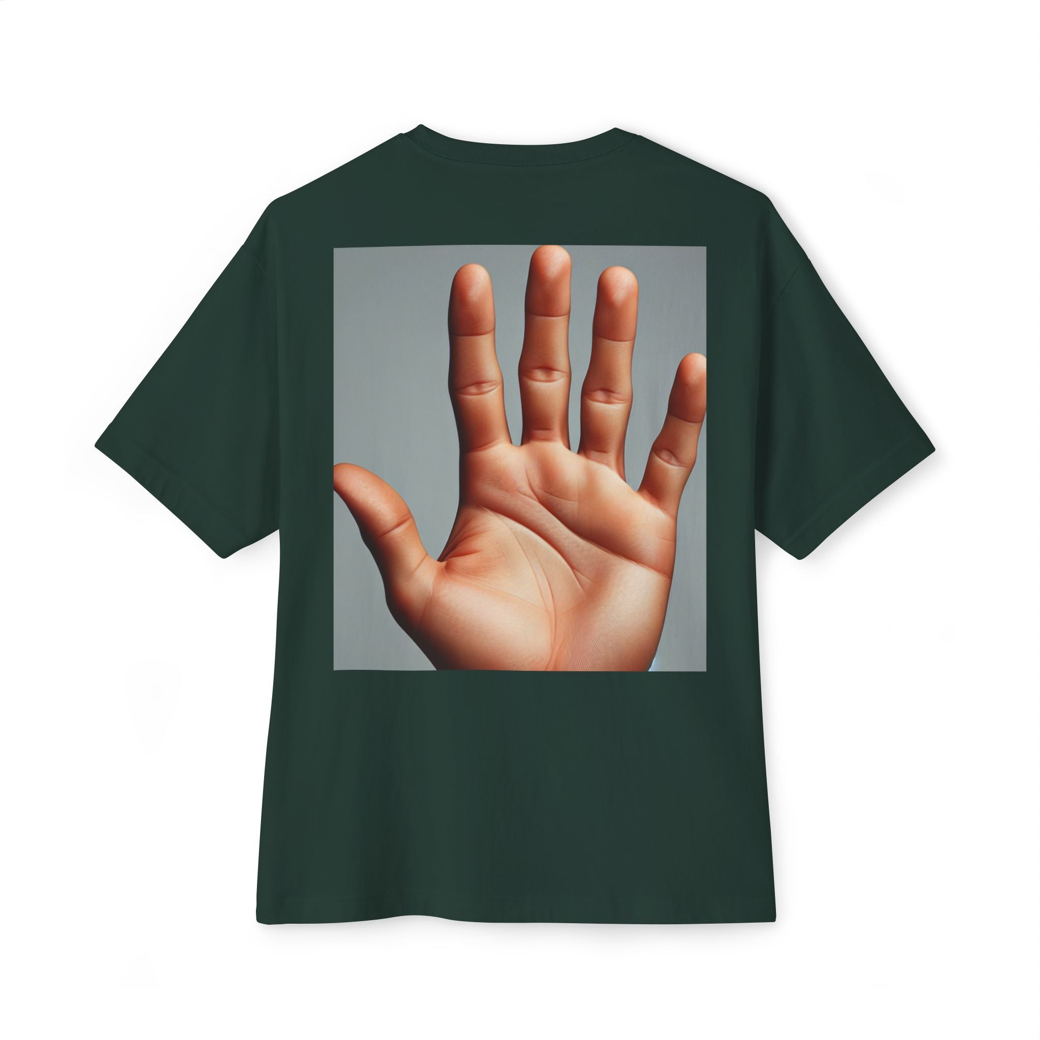 Talk to the Hand Oversized Tee, Unisex Boxy T-Shirt, Casual Wear, Comfortable Tee, Trendy Graphic Tee, Gift for Friends, Streetwear Fashion