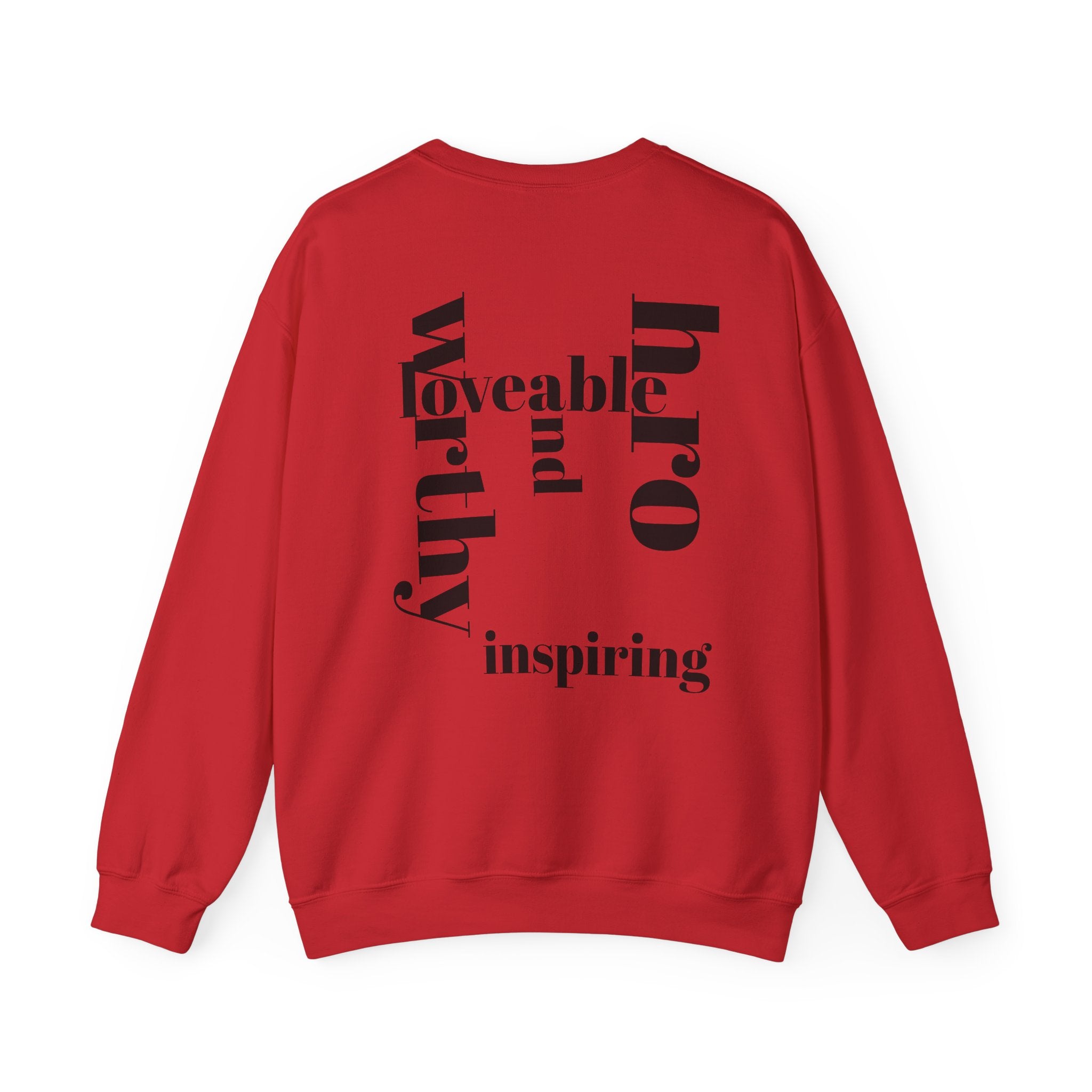 Empowering Unisex Sweatshirt: 'I AM' Inspirational Crewneck, Motivational Gift for Her, Self-Love Apparel, Cozy Casual Wear