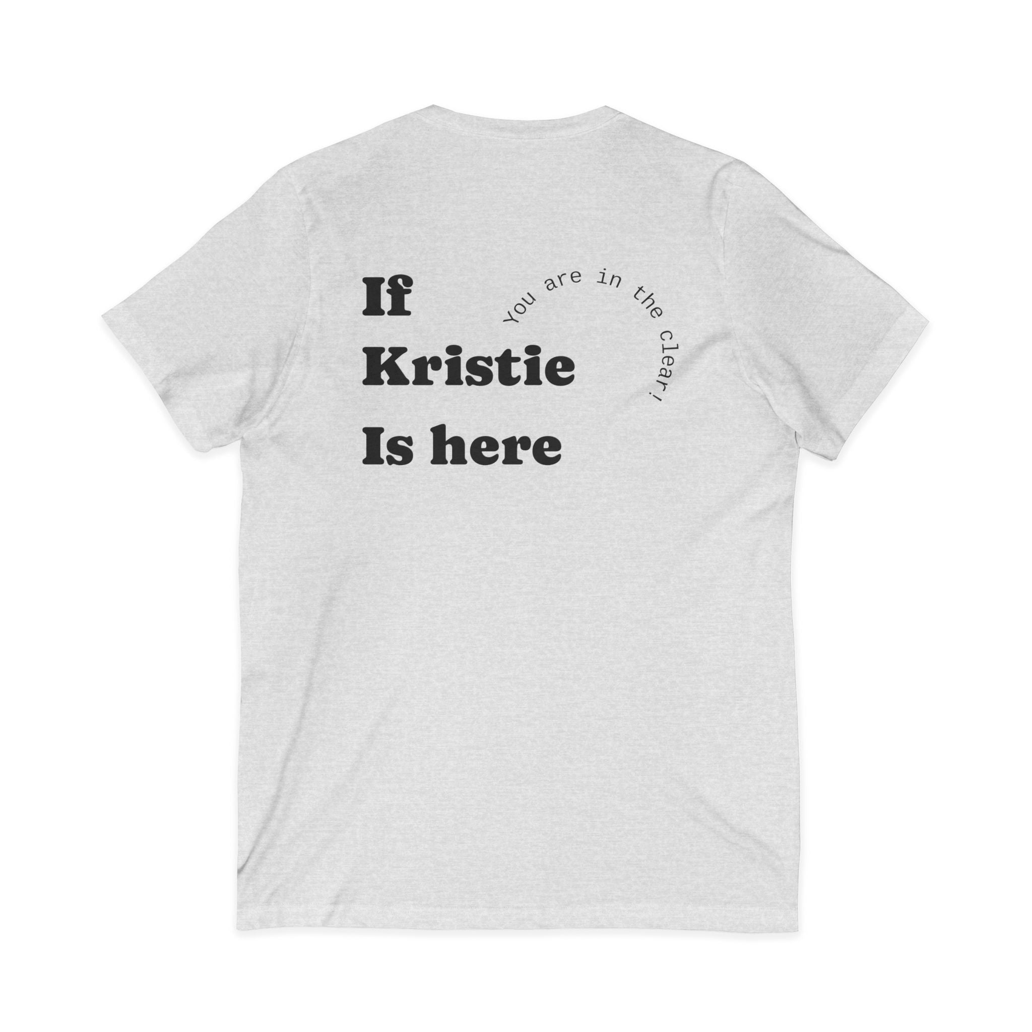 Unisex Jersey Short Sleeve V-Neck Tee