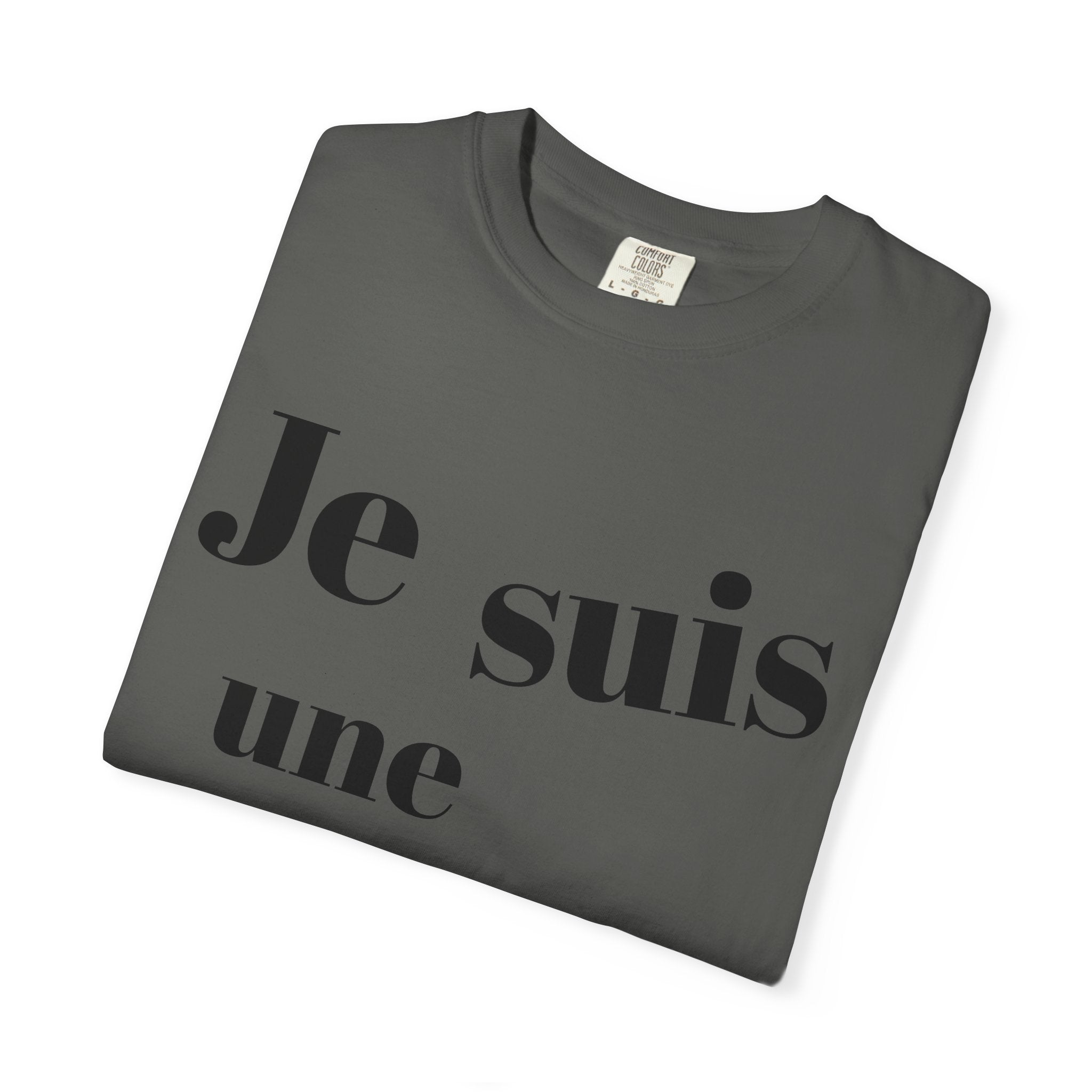 T-Shirt — Je suis une coupe (French Scissors Graphic)