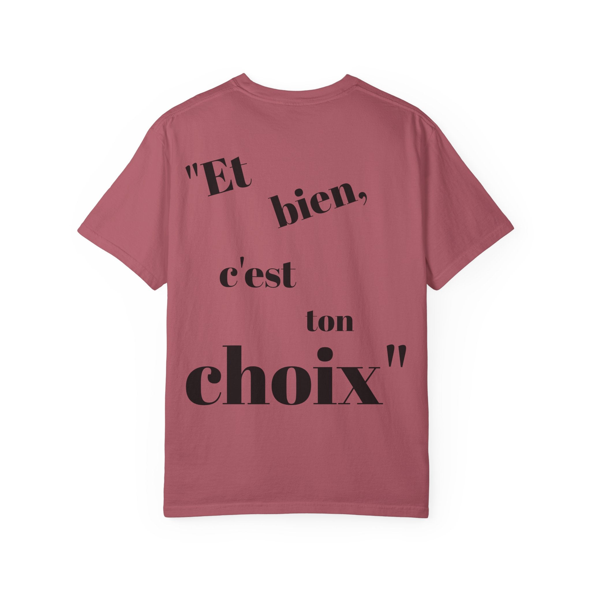 Quirky Statement Tee: 'Tu ne m'aimes pas parce que', Unisex Tee, Casual Gift, Trendy Fashion, Unique T-shirt, Everyday Wear