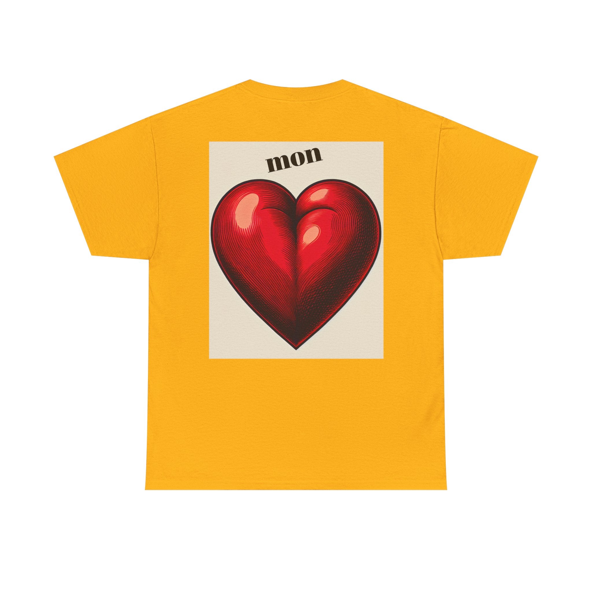 Romantic Unisex Tee with Heart Design, Perfect for Gifts, Casual Wear, Valentine's Day, Anniversaries, Sweetheart Tees