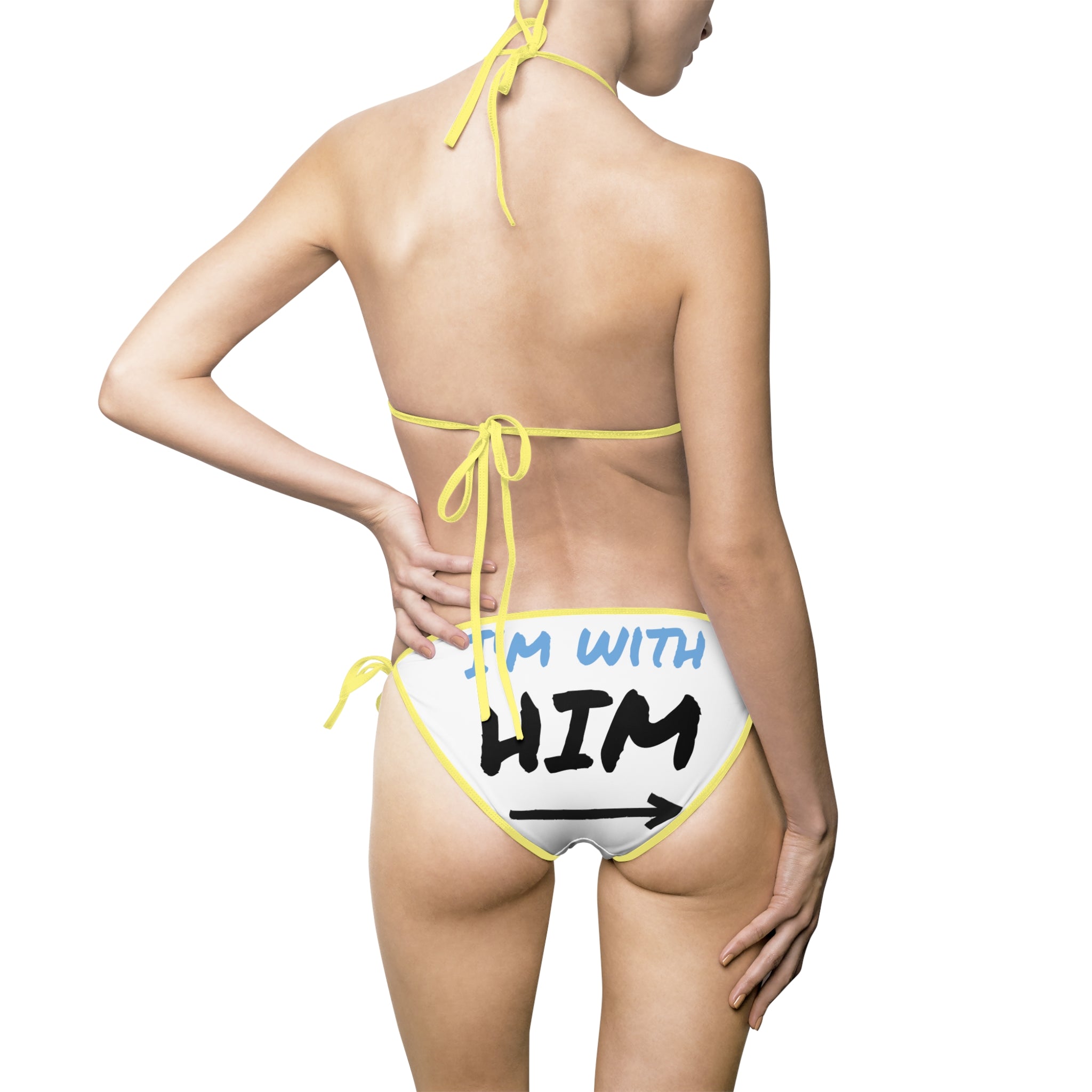 Heartfelt Women's Bikini Swimsuit, Flirty Swimwear, Beach Ready Bikini, Summer Pool Party Style, Cute Vacation Swim Outfit, Couples Swim Set