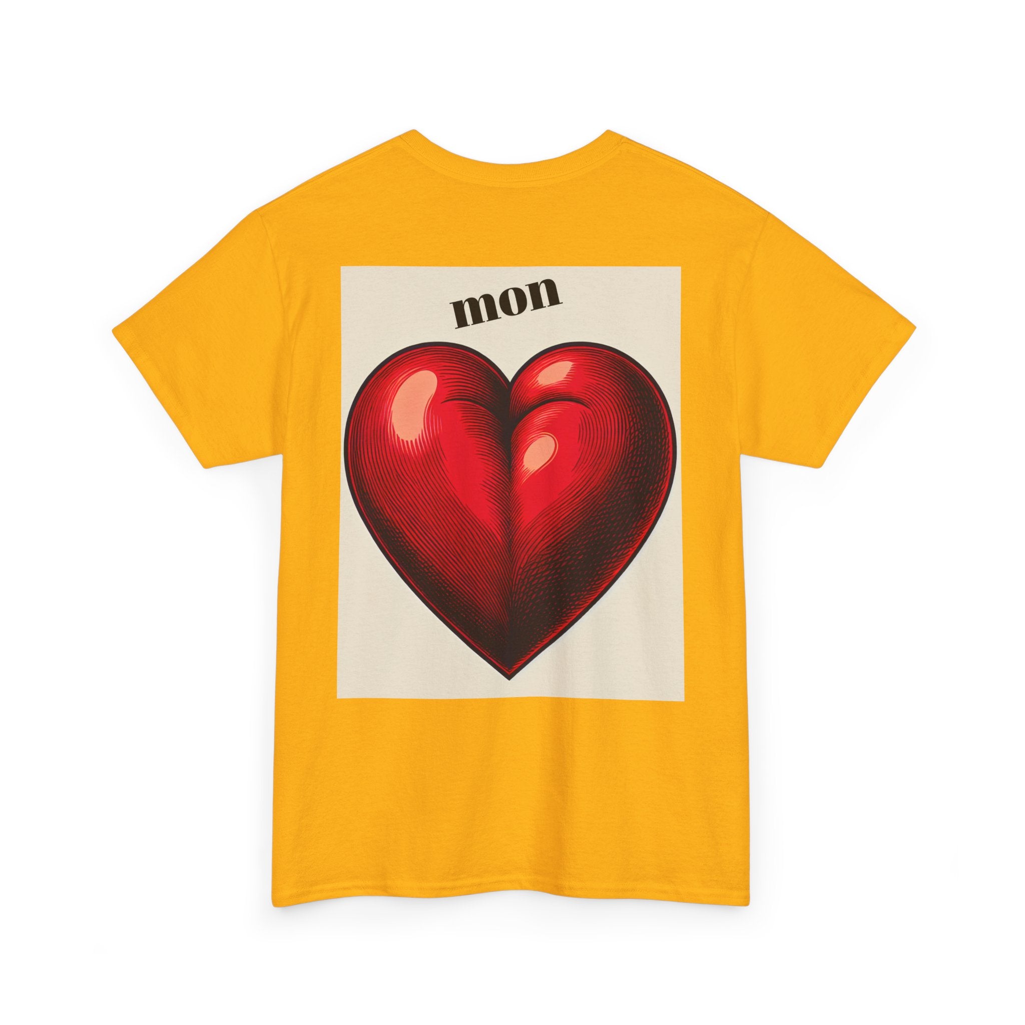 Romantic Unisex Tee with Heart Design, Perfect for Gifts, Casual Wear, Valentine's Day, Anniversaries, Sweetheart Tees