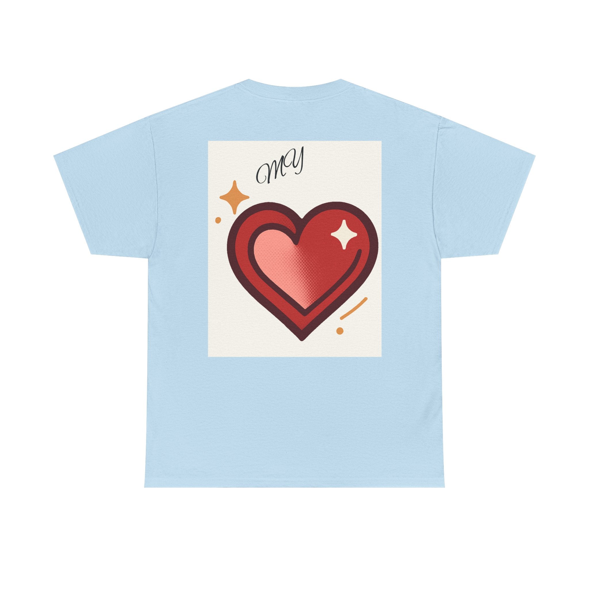 Heartfelt Unisex Heavy Cotton Tee | U R Always N, Gift for Loved Ones, Romantic Shirt, Valentine's Day, Casual Love Wear