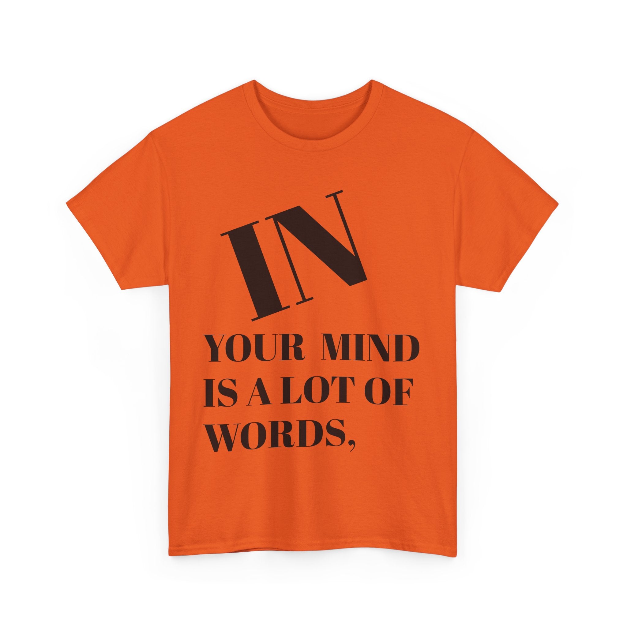 Heartfelt Unisex Heavy Cotton Tee | Inspirational Quote Shirt, Casual Wear, Perfect Gift for Friends, Love Themed Apparel, Everyday [...]