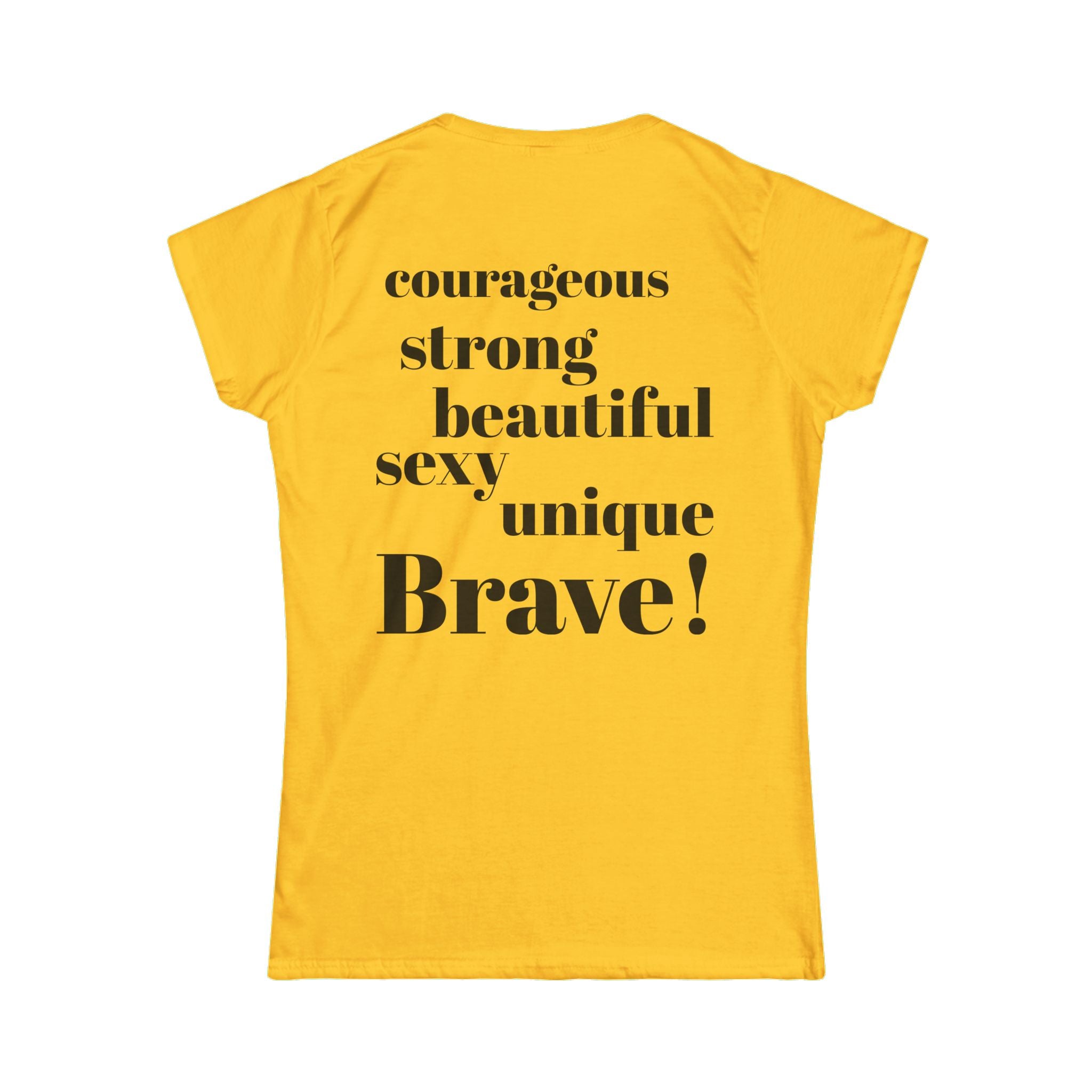 Empowering Women's Softstyle Tee, Inspirational Quote Tee, Affirmation Shirt, Comfortable Everyday Wear, Motivational Gift