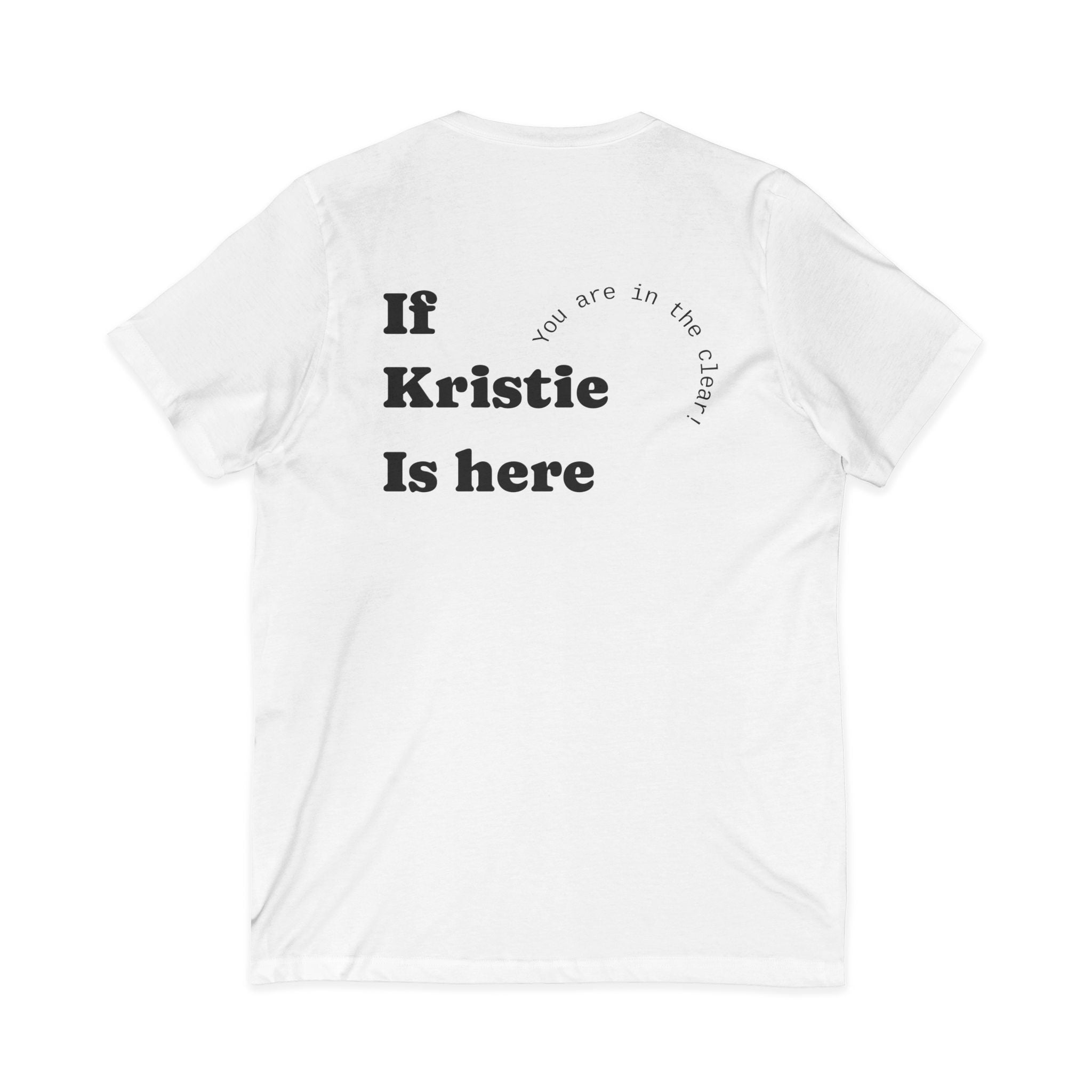 Unisex Jersey Short Sleeve V-Neck Tee