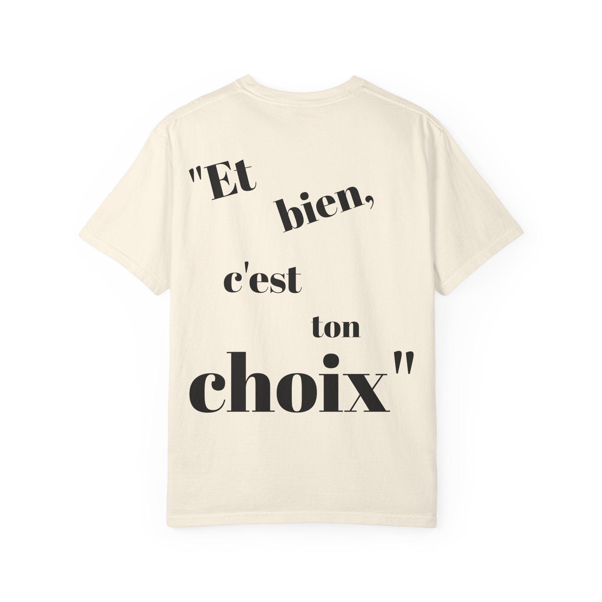 Quirky Statement Tee: 'Tu ne m'aimes pas parce que', Unisex Tee, Casual Gift, Trendy Fashion, Unique T-shirt, Everyday Wear