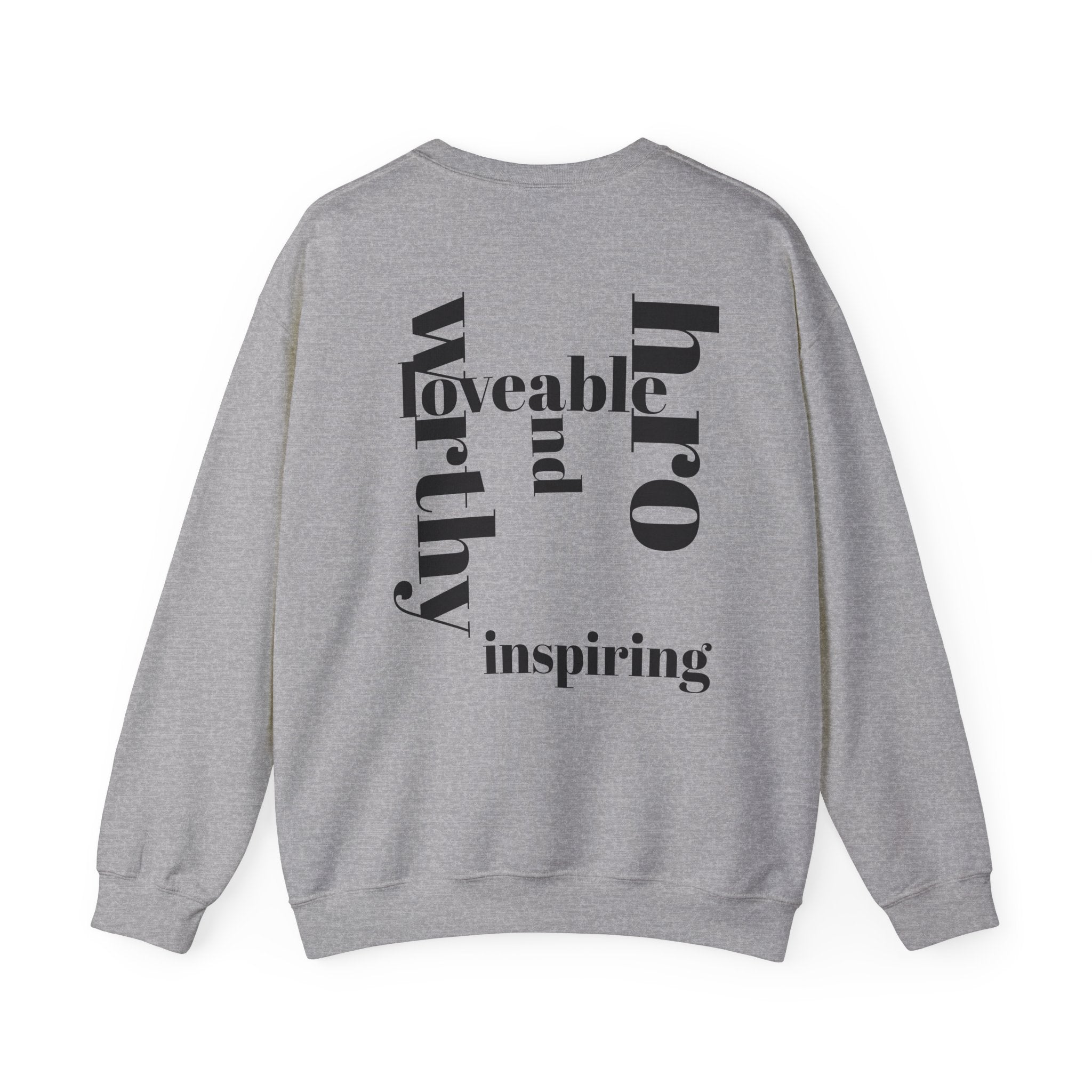 Empowering Unisex Sweatshirt: 'I AM' Inspirational Crewneck, Motivational Gift for Her, Self-Love Apparel, Cozy Casual Wear