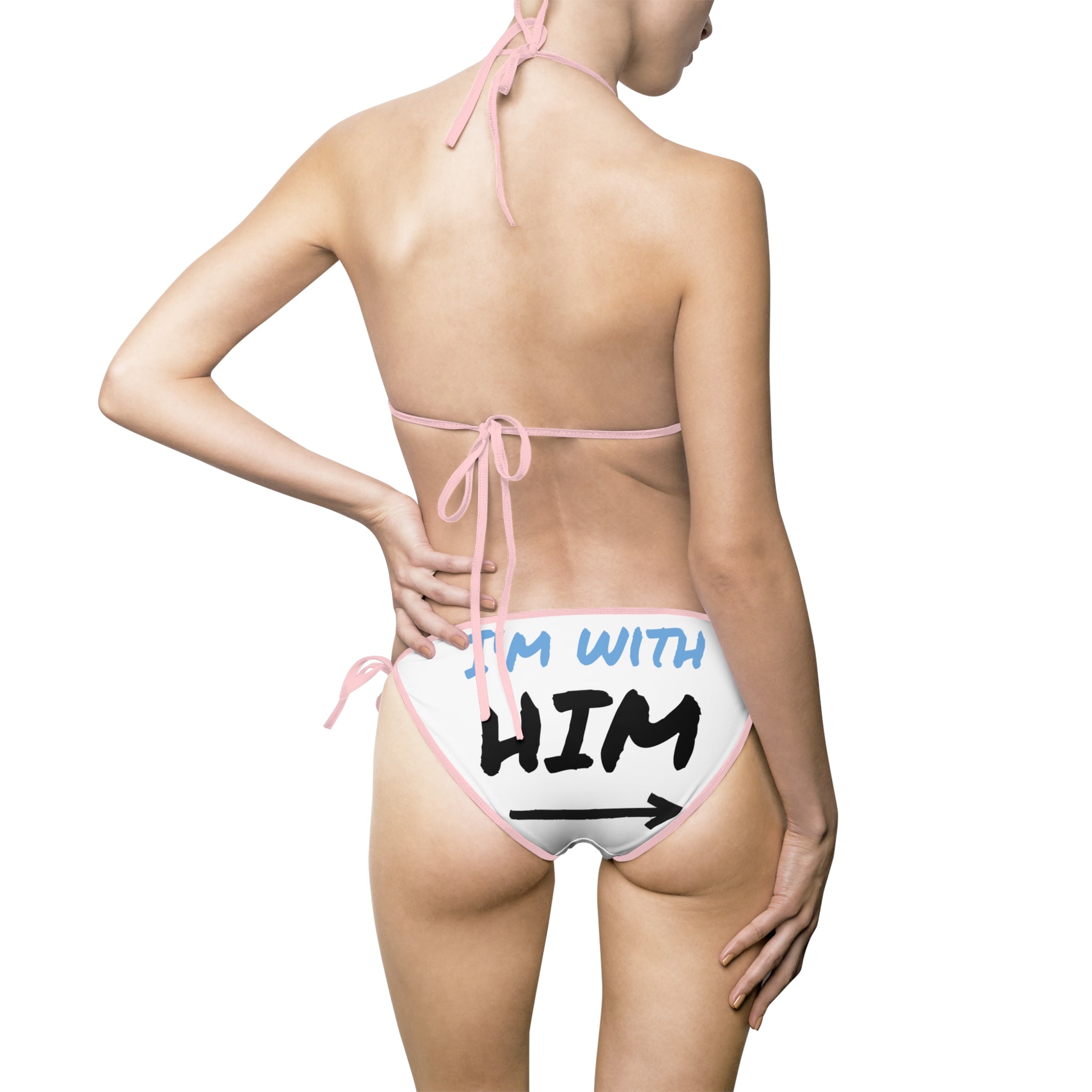 Heartfelt Women's Bikini Swimsuit, Flirty Swimwear, Beach Ready Bikini, Summer Pool Party Style, Cute Vacation Swim Outfit, Couples Swim Set