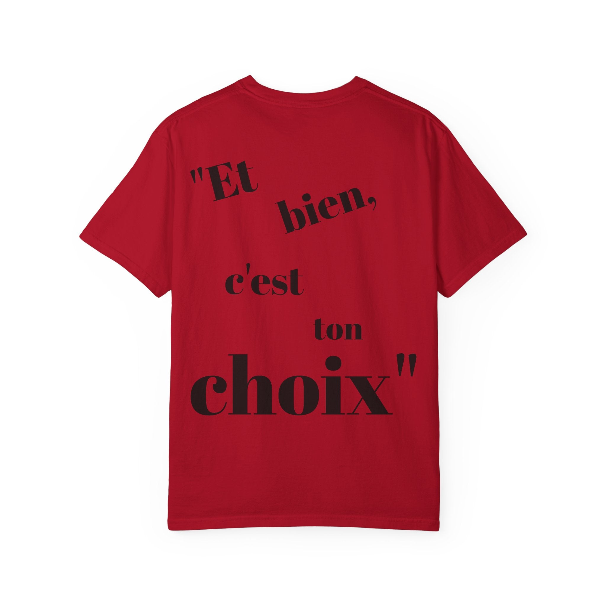 Quirky Statement Tee: 'Tu ne m'aimes pas parce que', Unisex Tee, Casual Gift, Trendy Fashion, Unique T-shirt, Everyday Wear