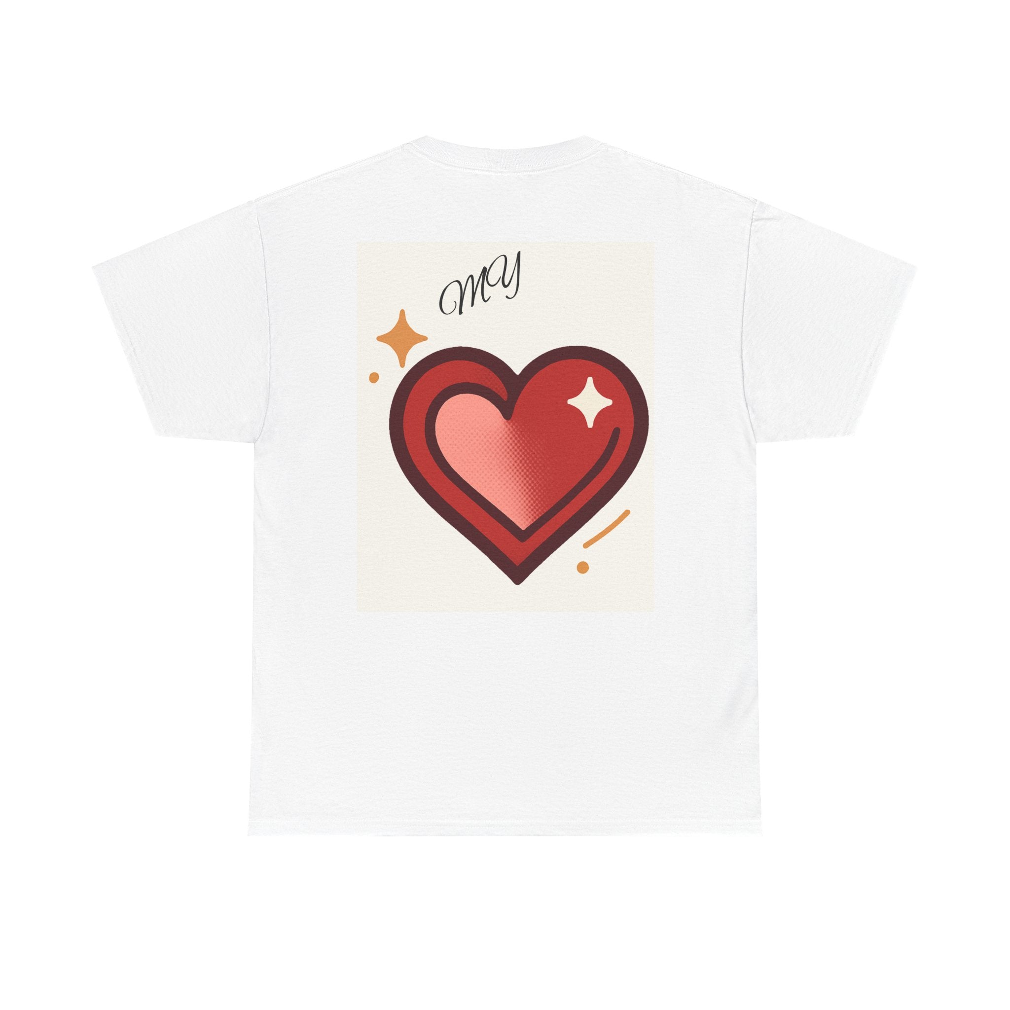 Heartfelt Unisex Heavy Cotton Tee | U R Always N, Gift for Loved Ones, Romantic Shirt, Valentine's Day, Casual Love Wear