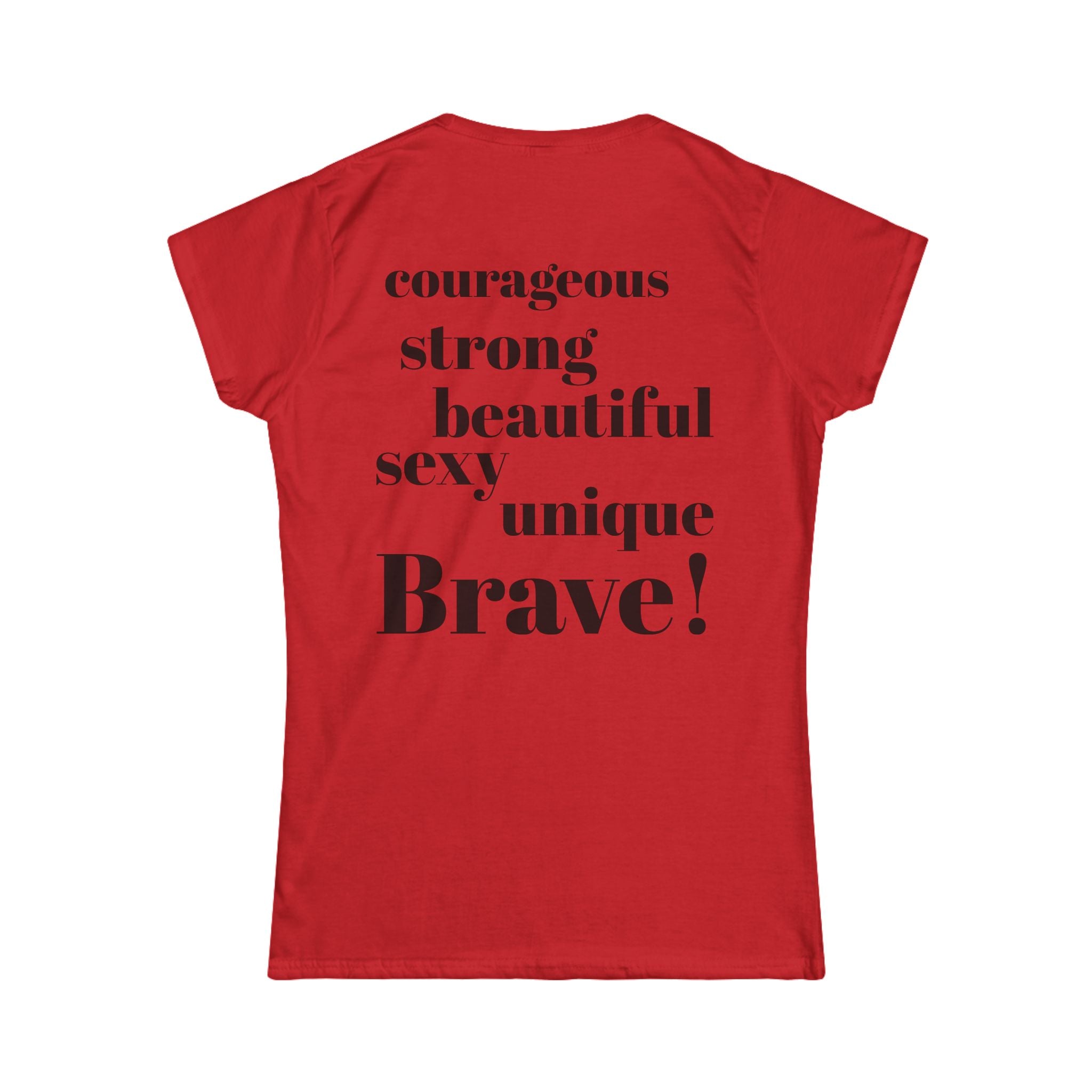 Empowering Women's Softstyle Tee, Inspirational Quote Tee, Affirmation Shirt, Comfortable Everyday Wear, Motivational Gift