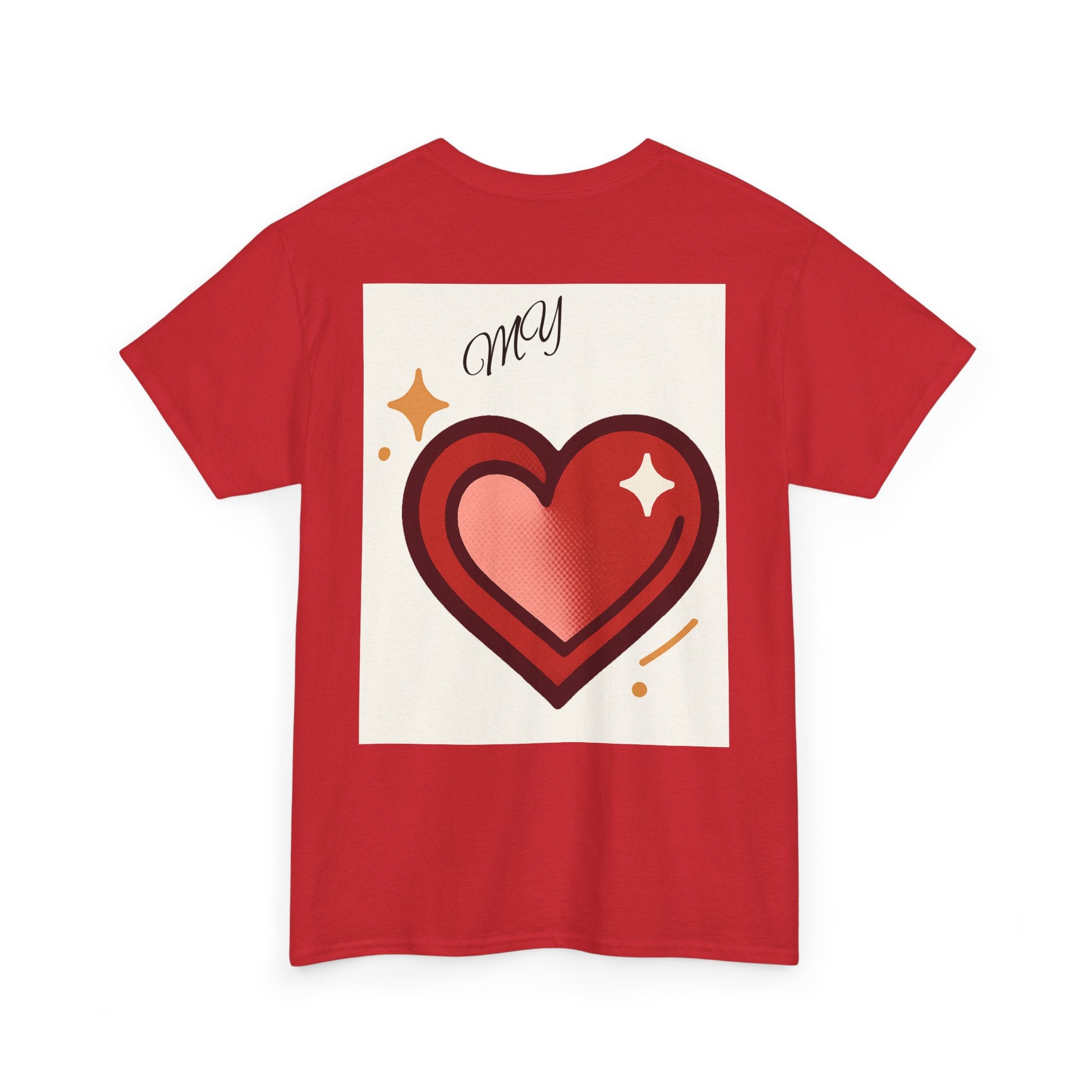 Heartfelt Unisex Heavy Cotton Tee | U R Always N, Gift for Loved Ones, Romantic Shirt, Valentine's Day, Casual Love Wear