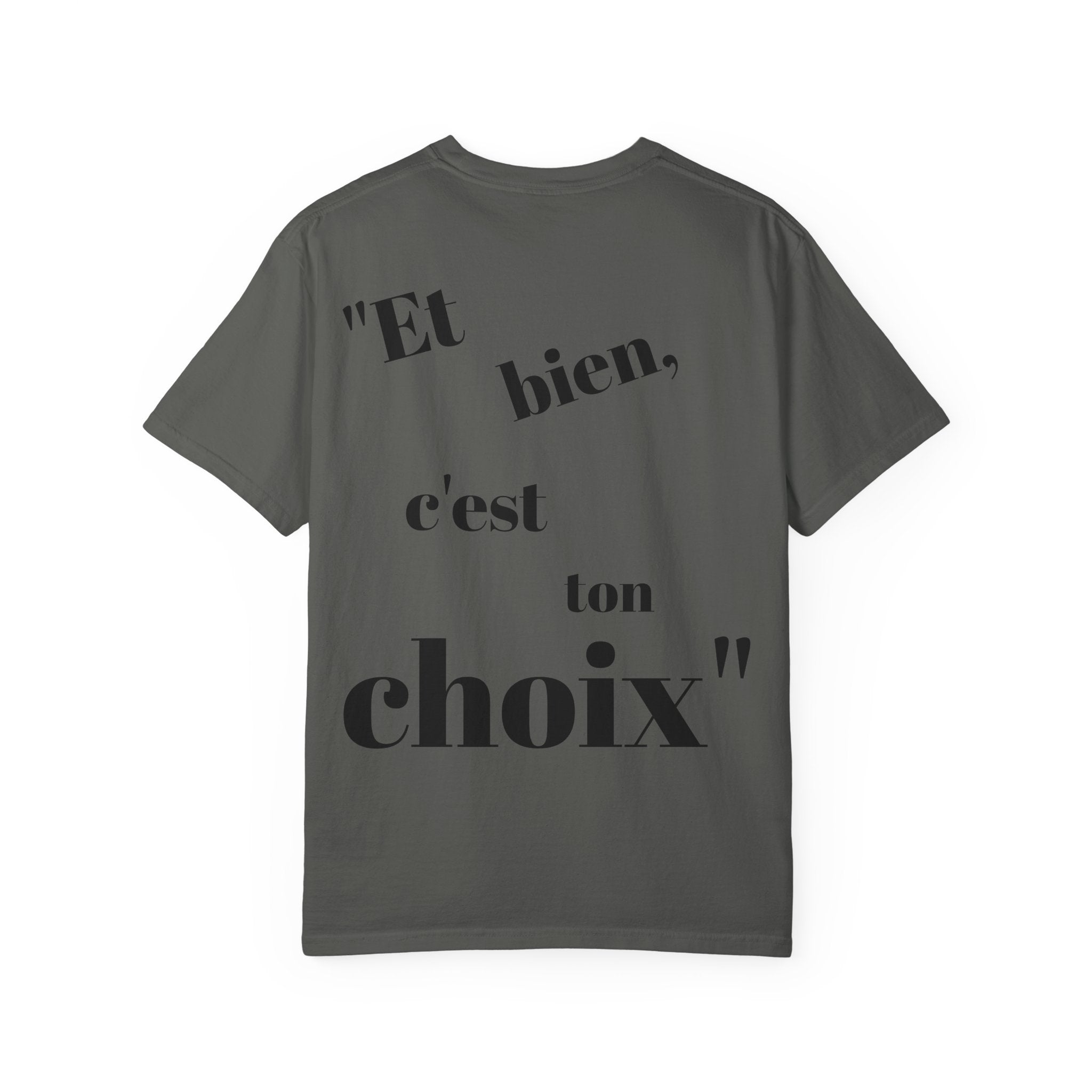 Quirky Statement Tee: 'Tu ne m'aimes pas parce que', Unisex Tee, Casual Gift, Trendy Fashion, Unique T-shirt, Everyday Wear