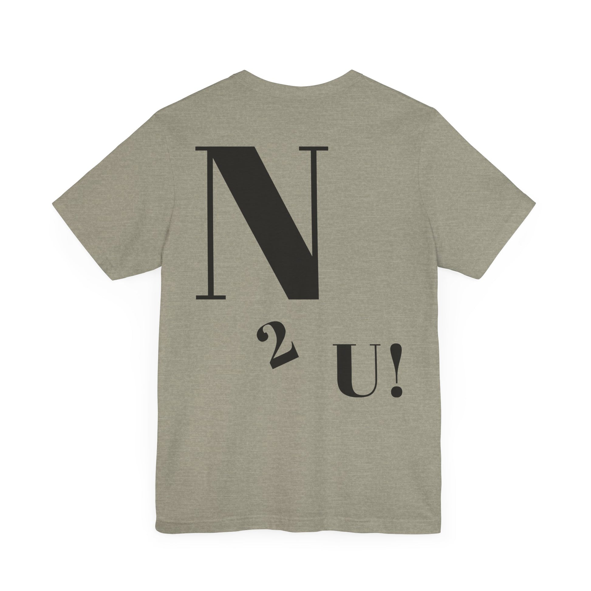 Eye-Catching Unisex Jersey Tee with Playful Text, Humor Shirt, Trendy Outfit, Gift for Friends, Everyday Casual Wear