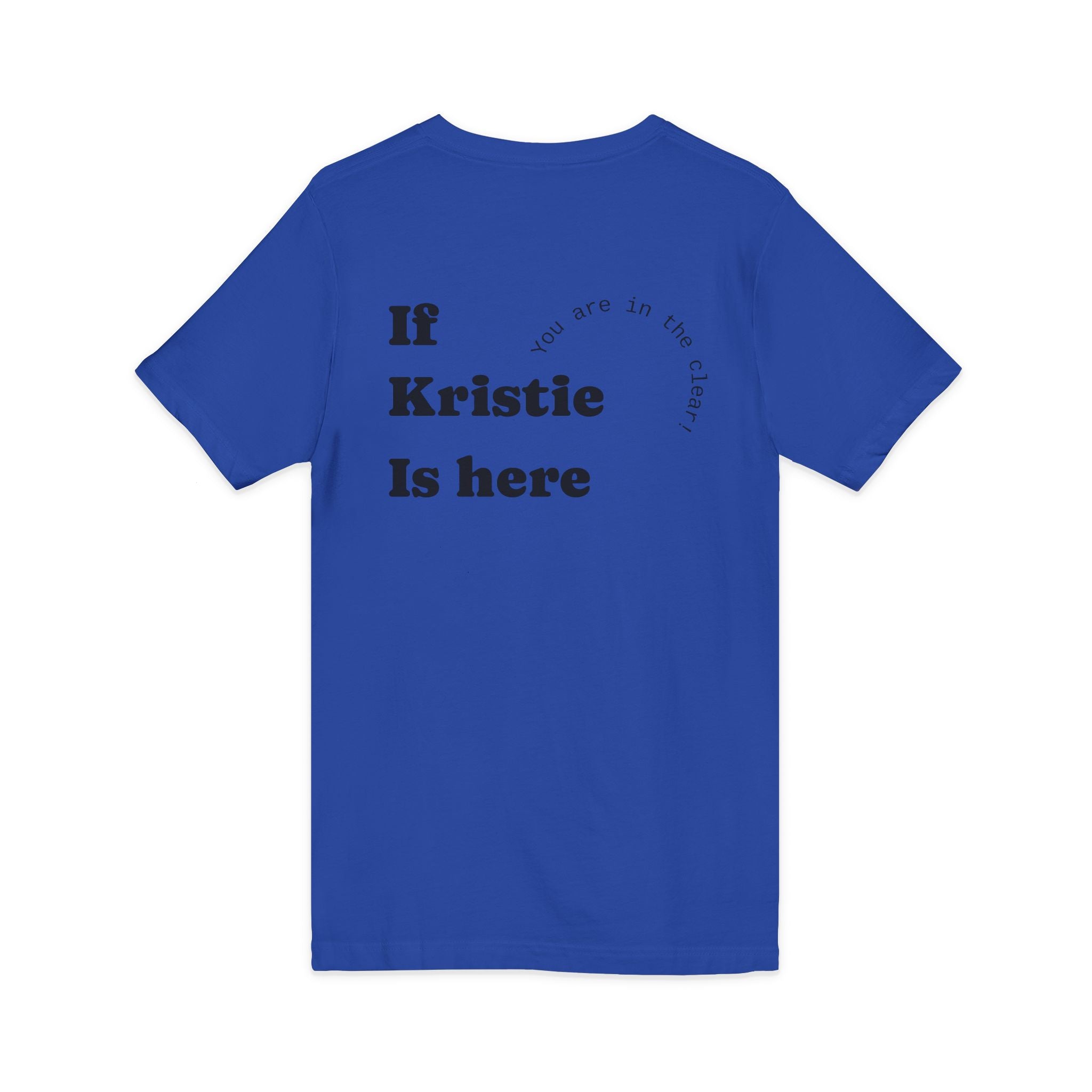 Unisex Jersey Short Sleeve V-Neck Tee