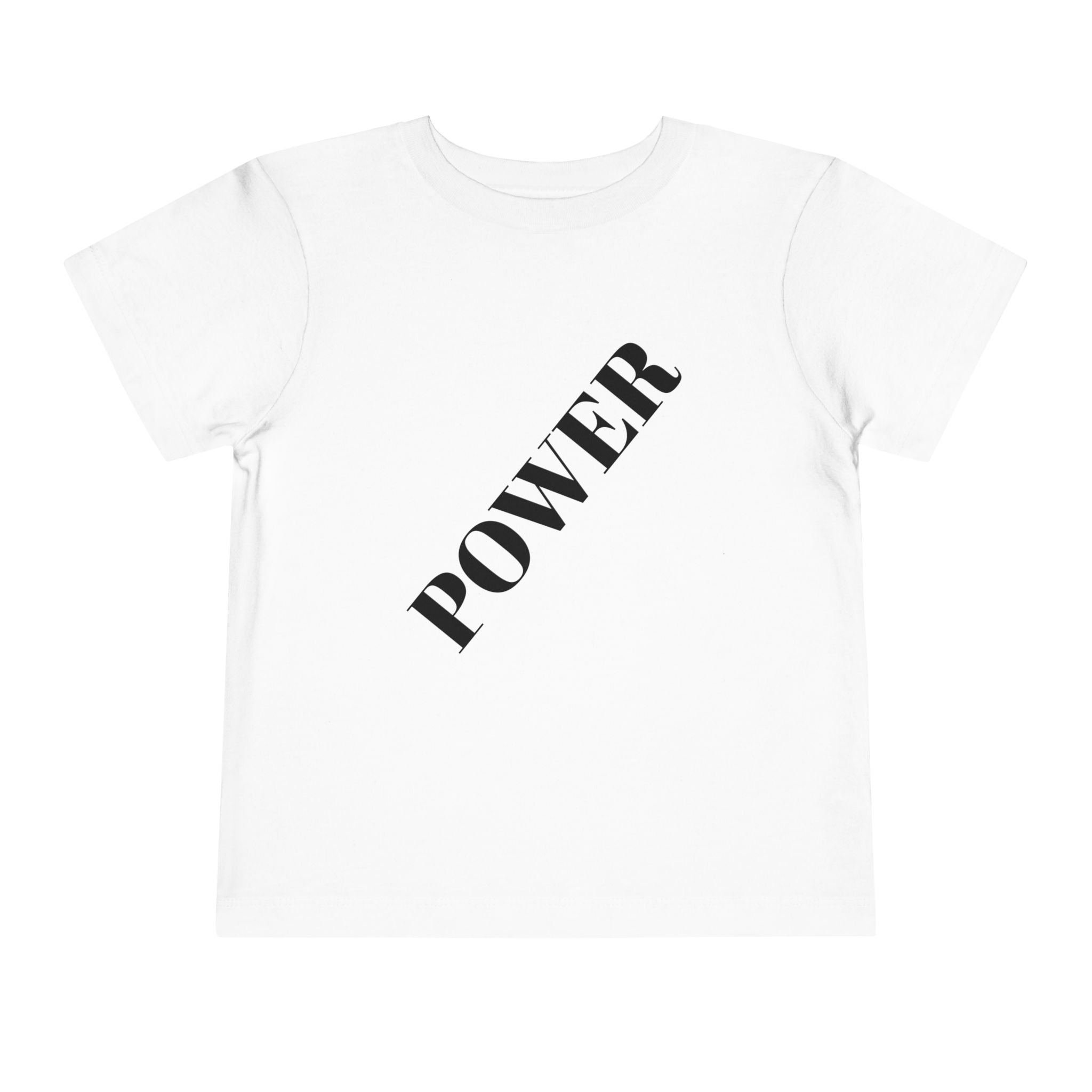 Toddler Power Tee - Inspiring Kids Apparel, Short Sleeve Boy's/Girl's T-Shirt, Birthday Gift, Children's Clothing