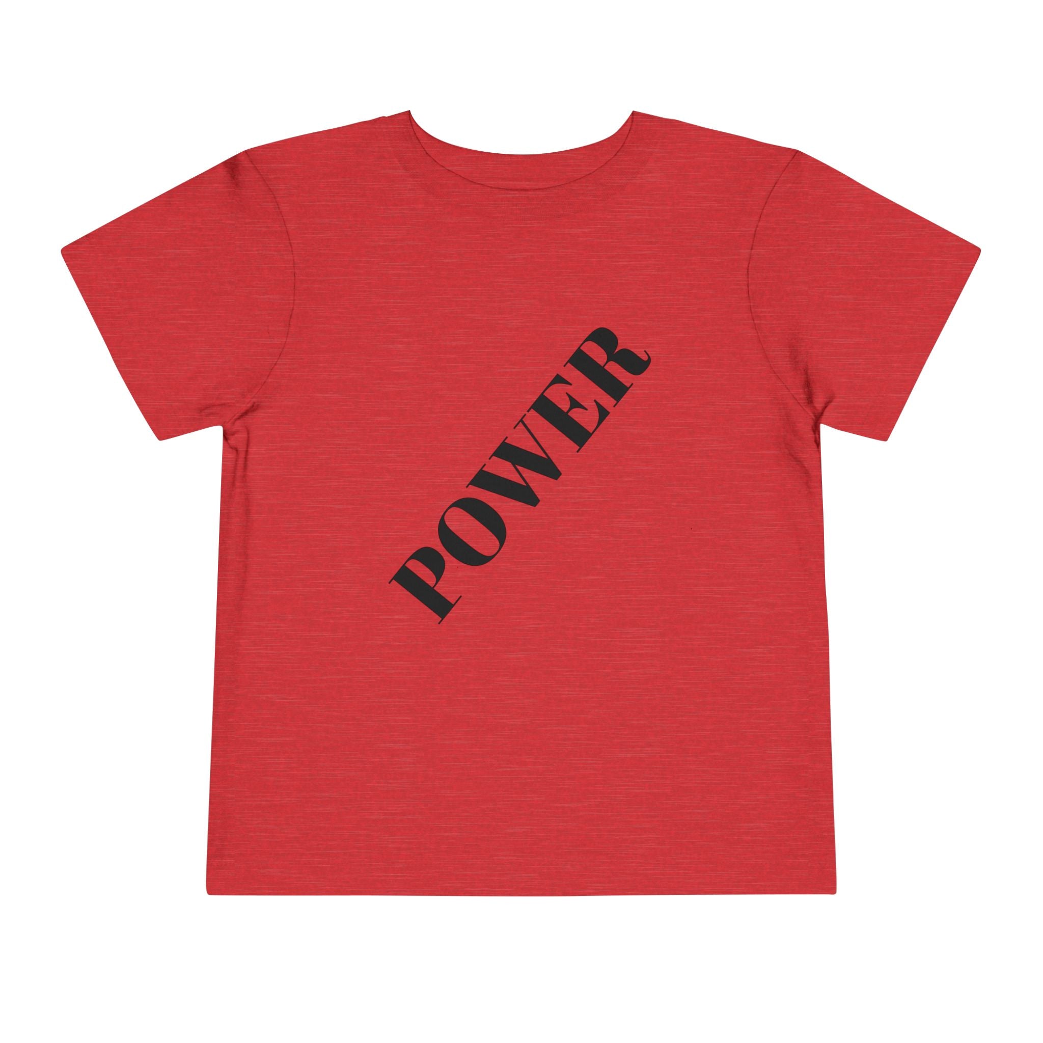 Toddler Power Tee - Inspiring Kids Apparel, Short Sleeve Boy's/Girl's T-Shirt, Birthday Gift, Children's Clothing