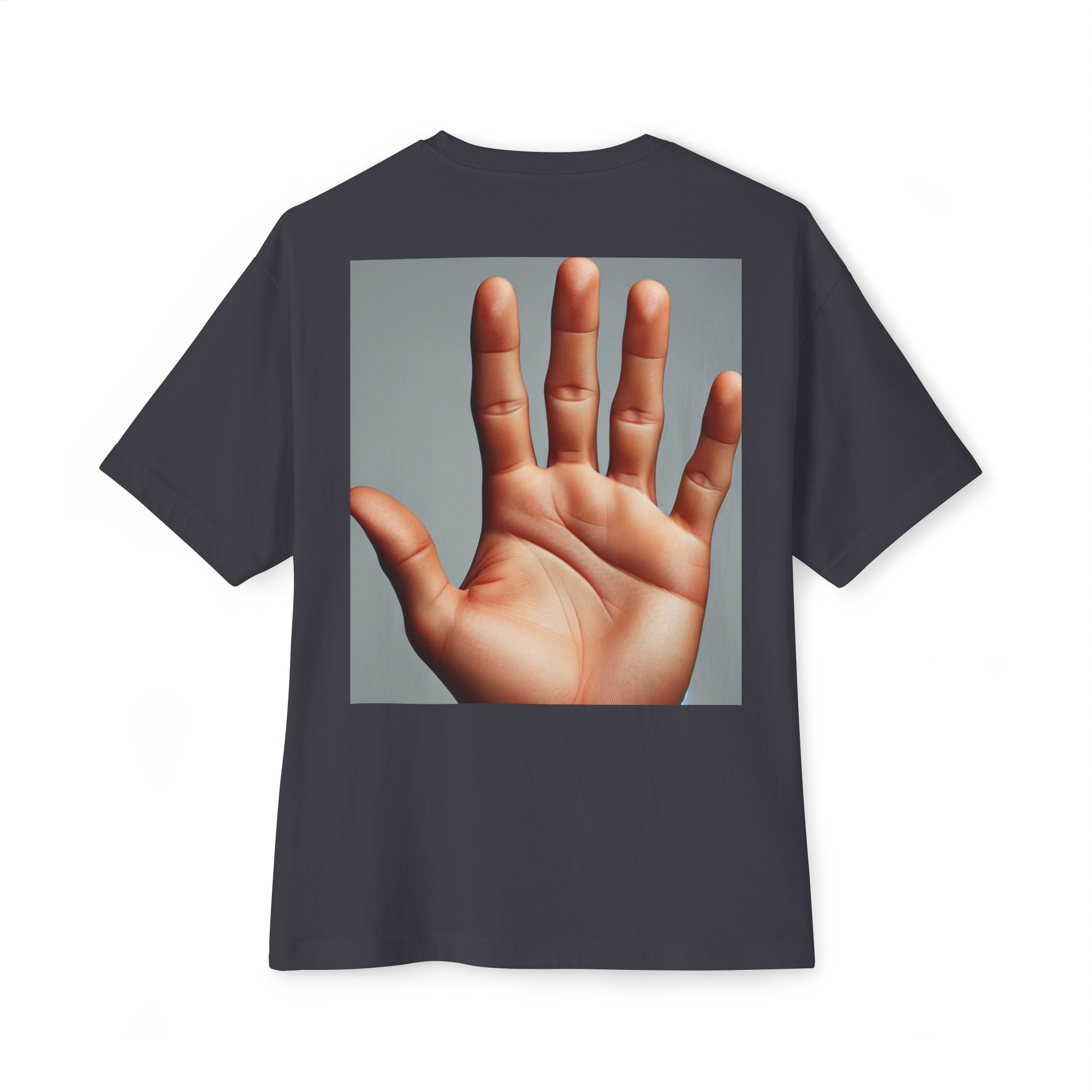 Talk to the Hand Oversized Tee, Unisex Boxy T-Shirt, Casual Wear, Comfortable Tee, Trendy Graphic Tee, Gift for Friends, Streetwear Fashion
