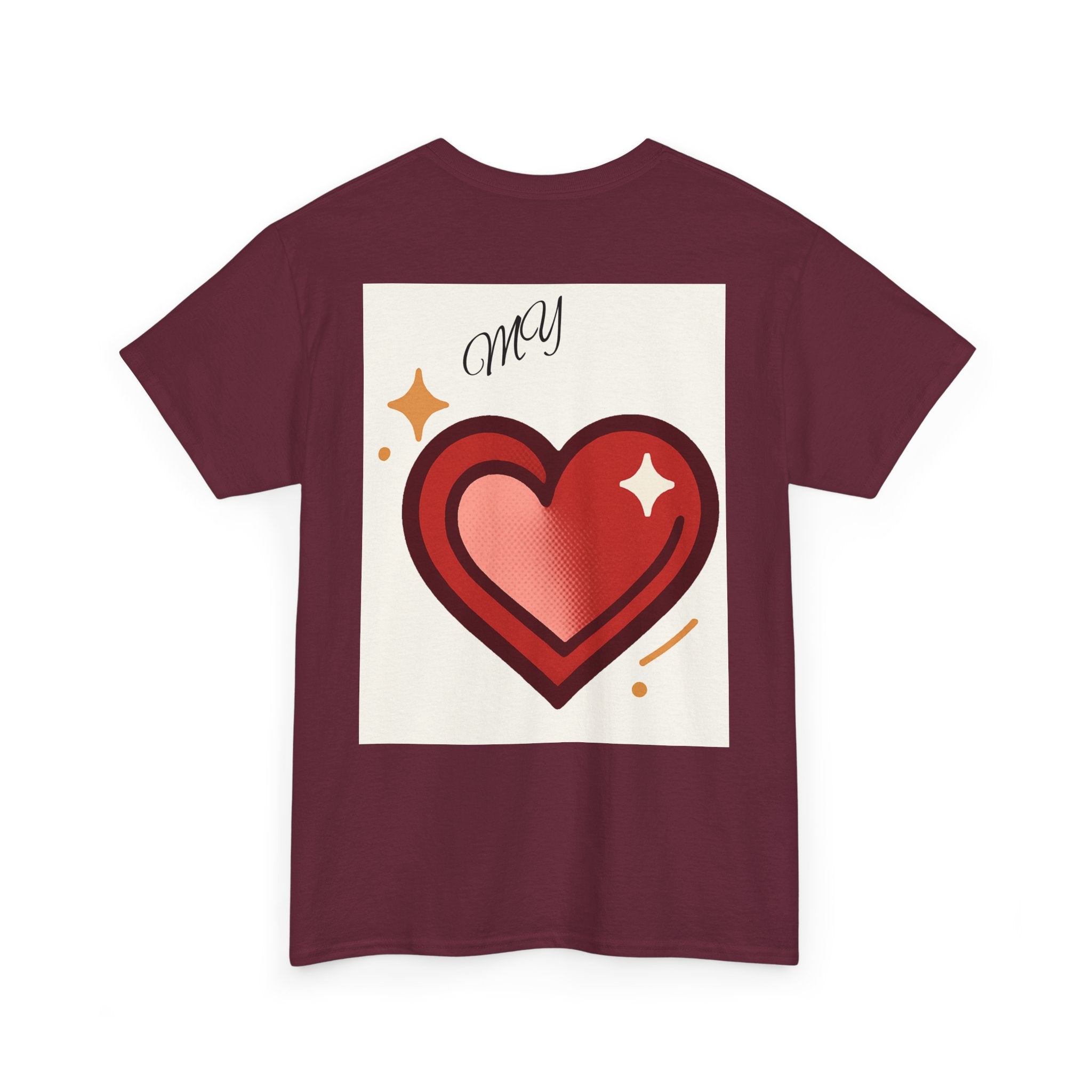 Heartfelt Unisex Heavy Cotton Tee | U R Always N, Gift for Loved Ones, Romantic Shirt, Valentine's Day, Casual Love Wear