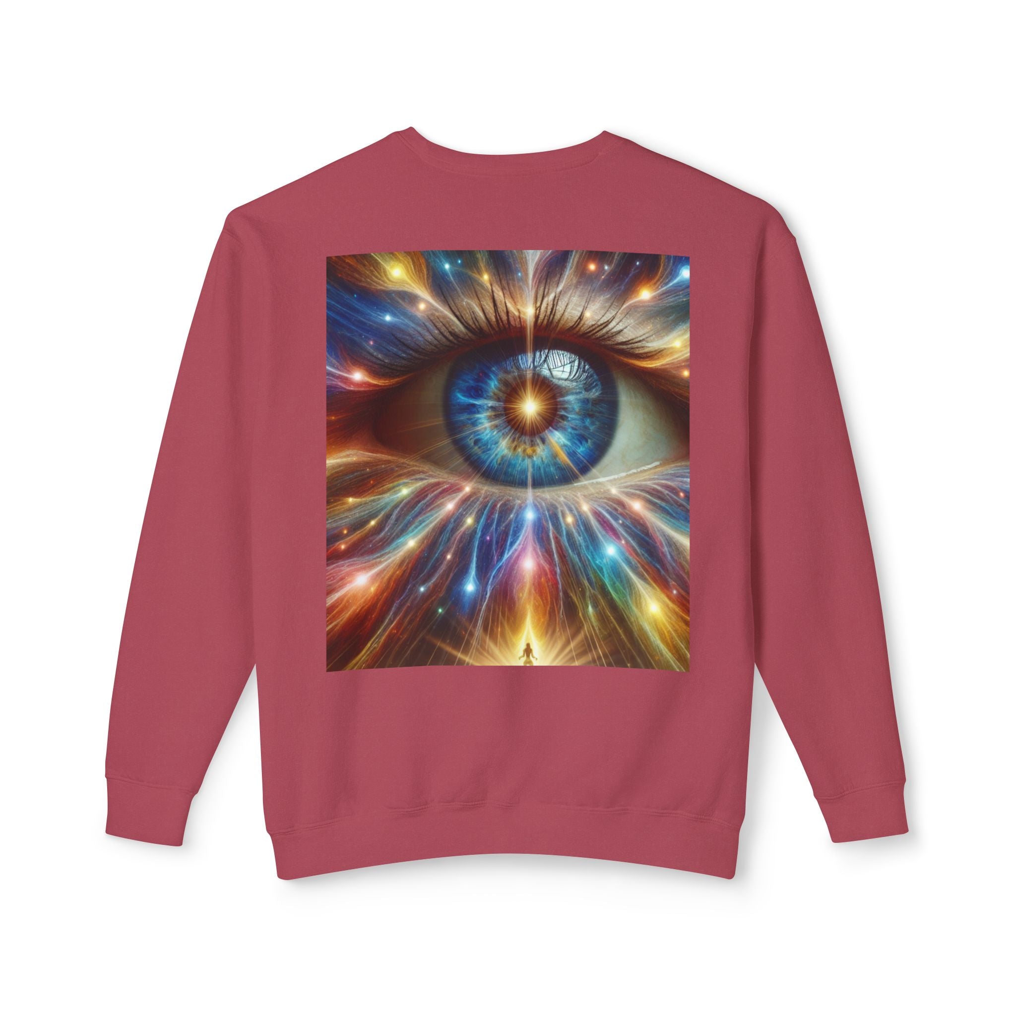 Love Sees You Crewneck Sweatshirt | Unisex Trendy Apparel | Eye Design | Perfect Gift for Self-Love & Spiritual Vibes