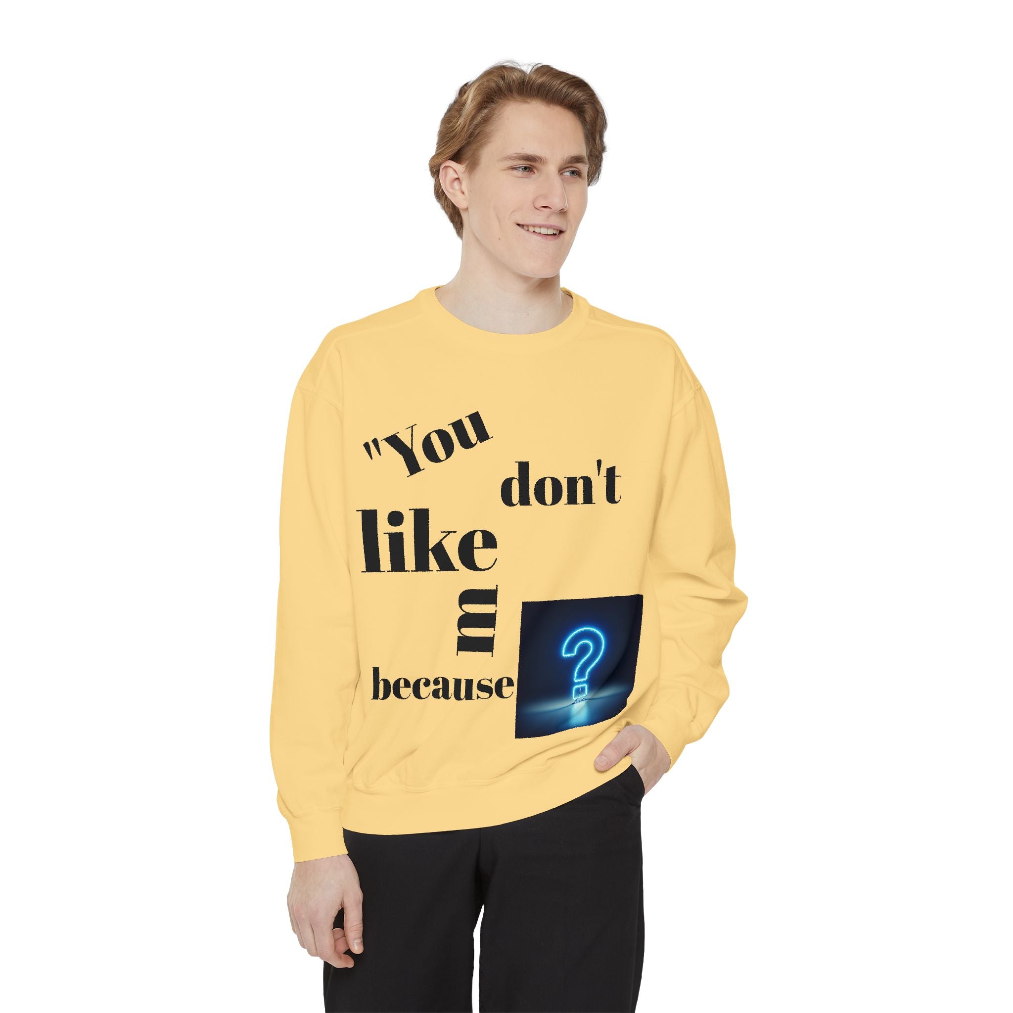 Chic Statement Sweatshirt, Casual Wear, Gift for Friends, Cozy Fashion, Unique Design for Any Occasion