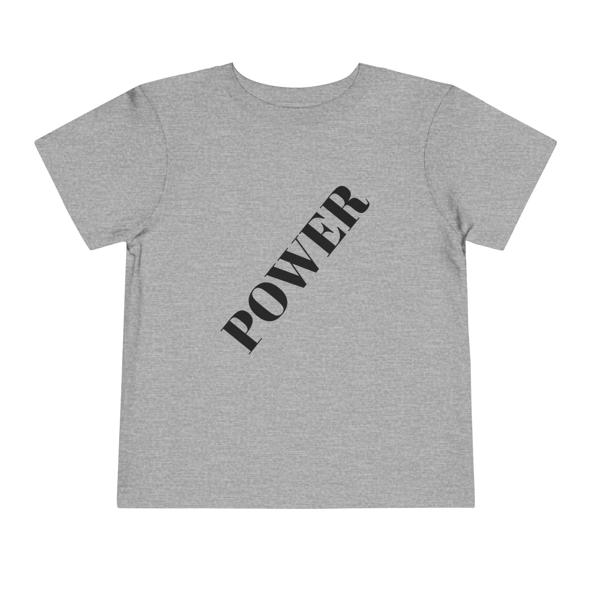 Toddler Power Tee - Inspiring Kids Apparel, Short Sleeve Boy's/Girl's T-Shirt, Birthday Gift, Children's Clothing