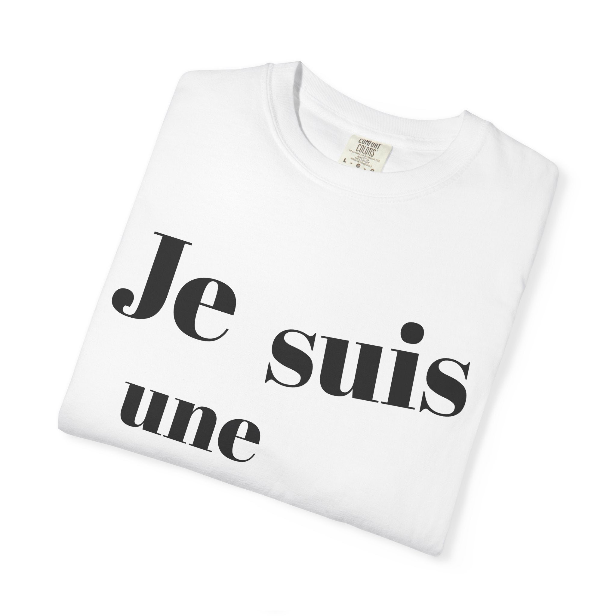 T-Shirt — Je suis une coupe (French Scissors Graphic)