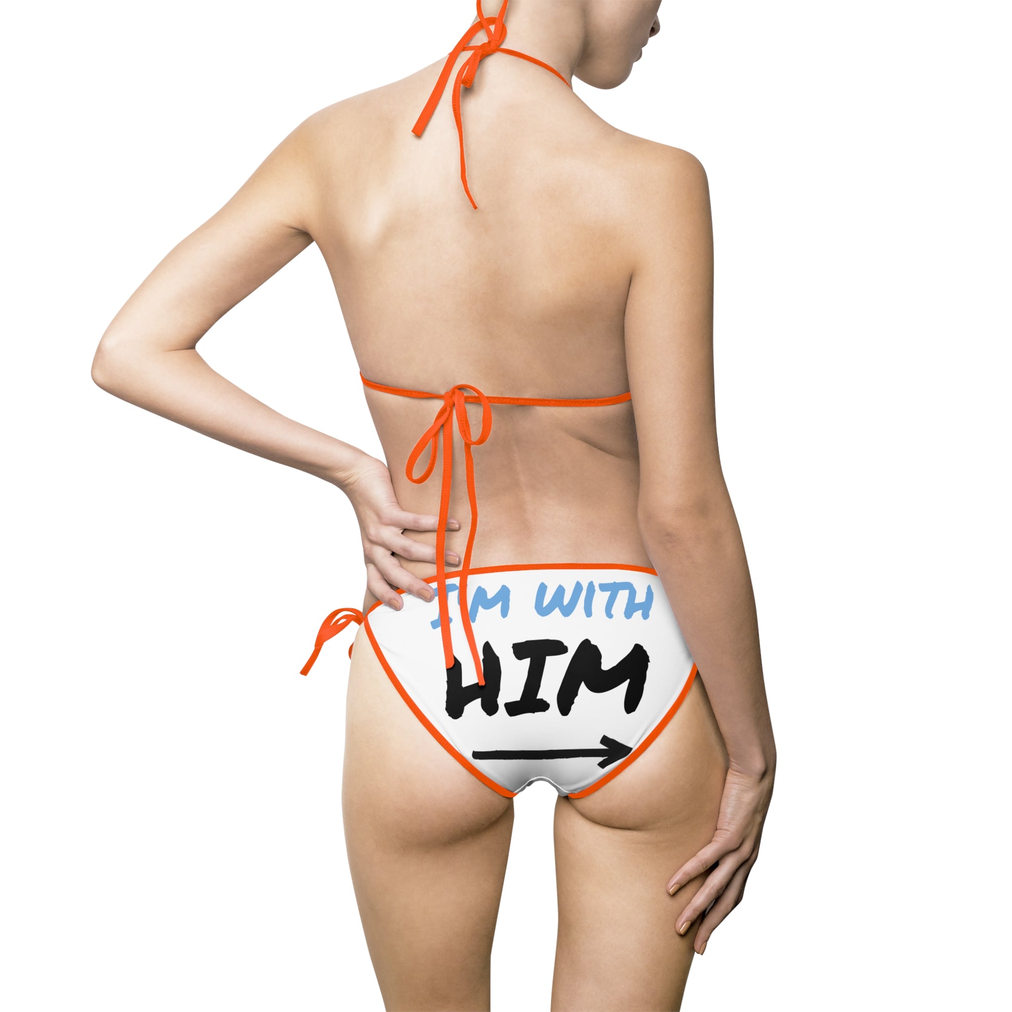 Heartfelt Women's Bikini Swimsuit, Flirty Swimwear, Beach Ready Bikini, Summer Pool Party Style, Cute Vacation Swim Outfit, Couples Swim Set