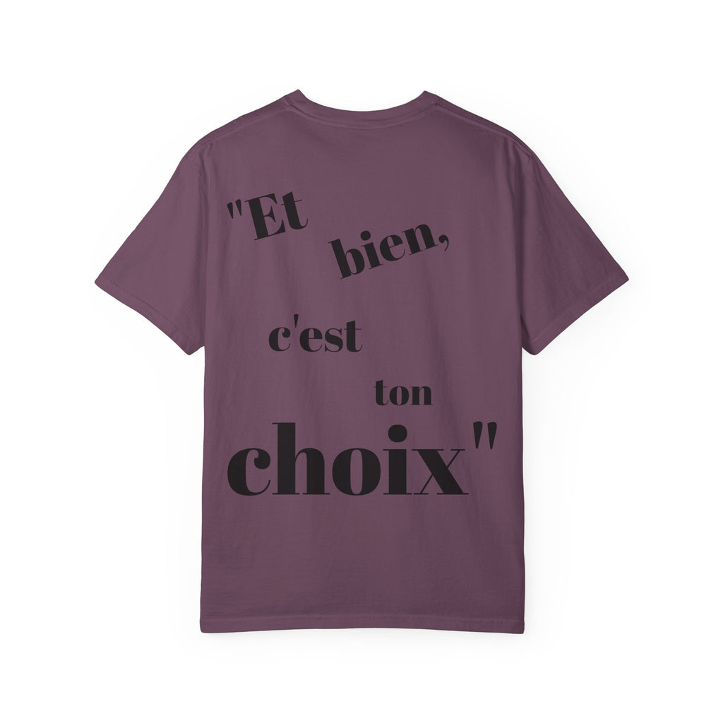 Quirky Statement Tee: 'Tu ne m'aimes pas parce que', Unisex Tee, Casual Gift, Trendy Fashion, Unique T-shirt, Everyday Wear