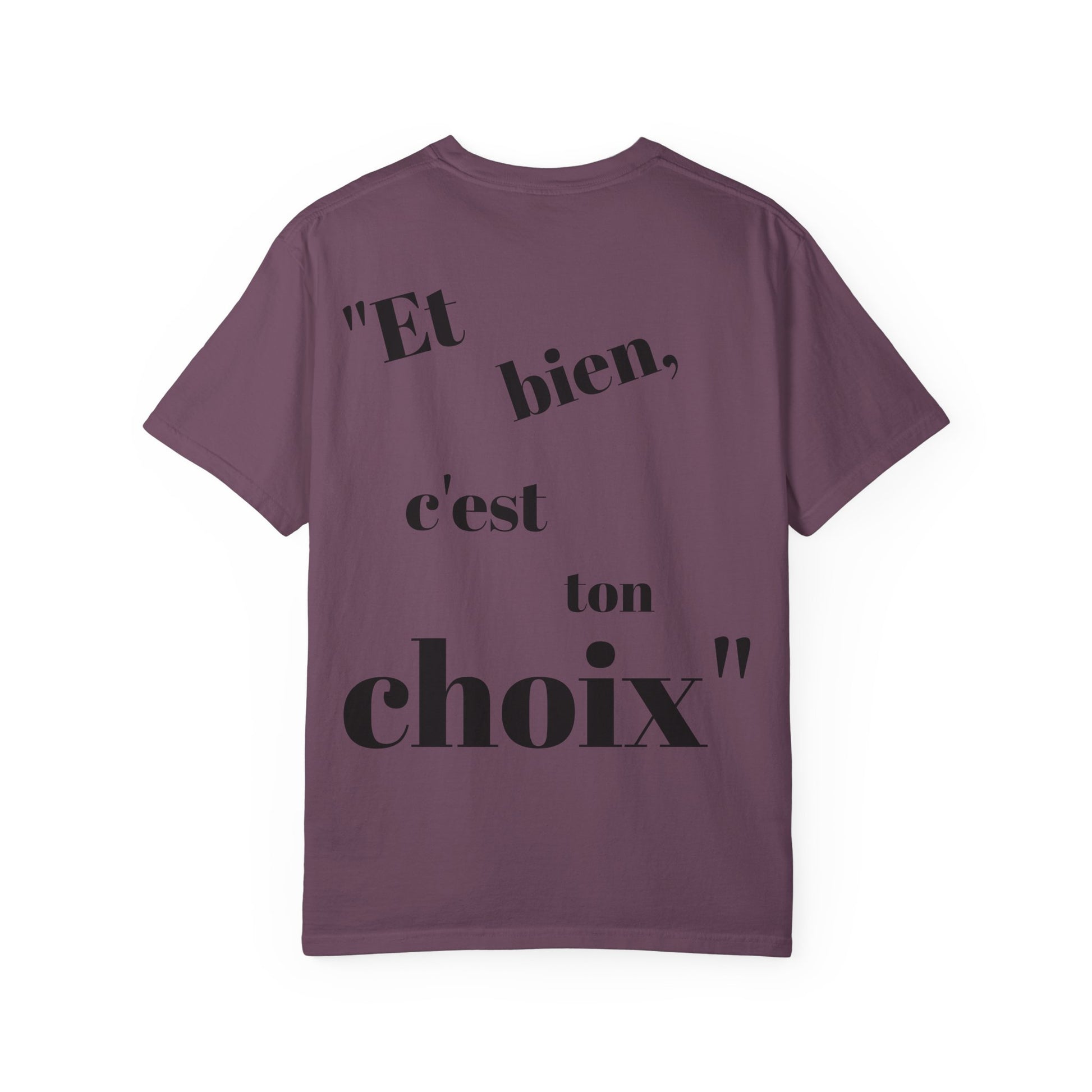 Quirky Statement Tee: 'Tu ne m'aimes pas parce que', Unisex Tee, Casual Gift, Trendy Fashion, Unique T-shirt, Everyday Wear