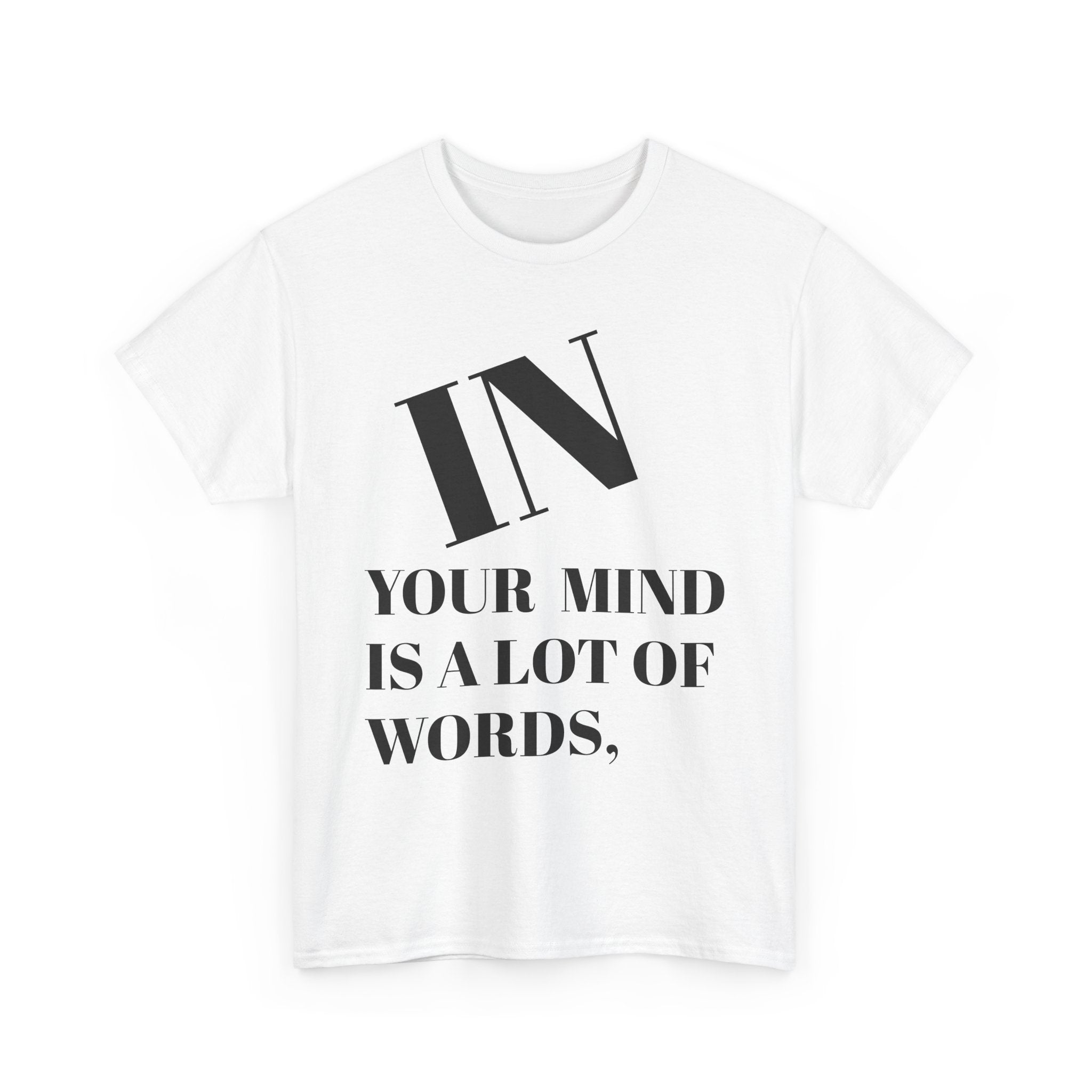 Heartfelt Unisex Heavy Cotton Tee | Inspirational Quote Shirt, Casual Wear, Perfect Gift for Friends, Love Themed Apparel, Everyday [...]