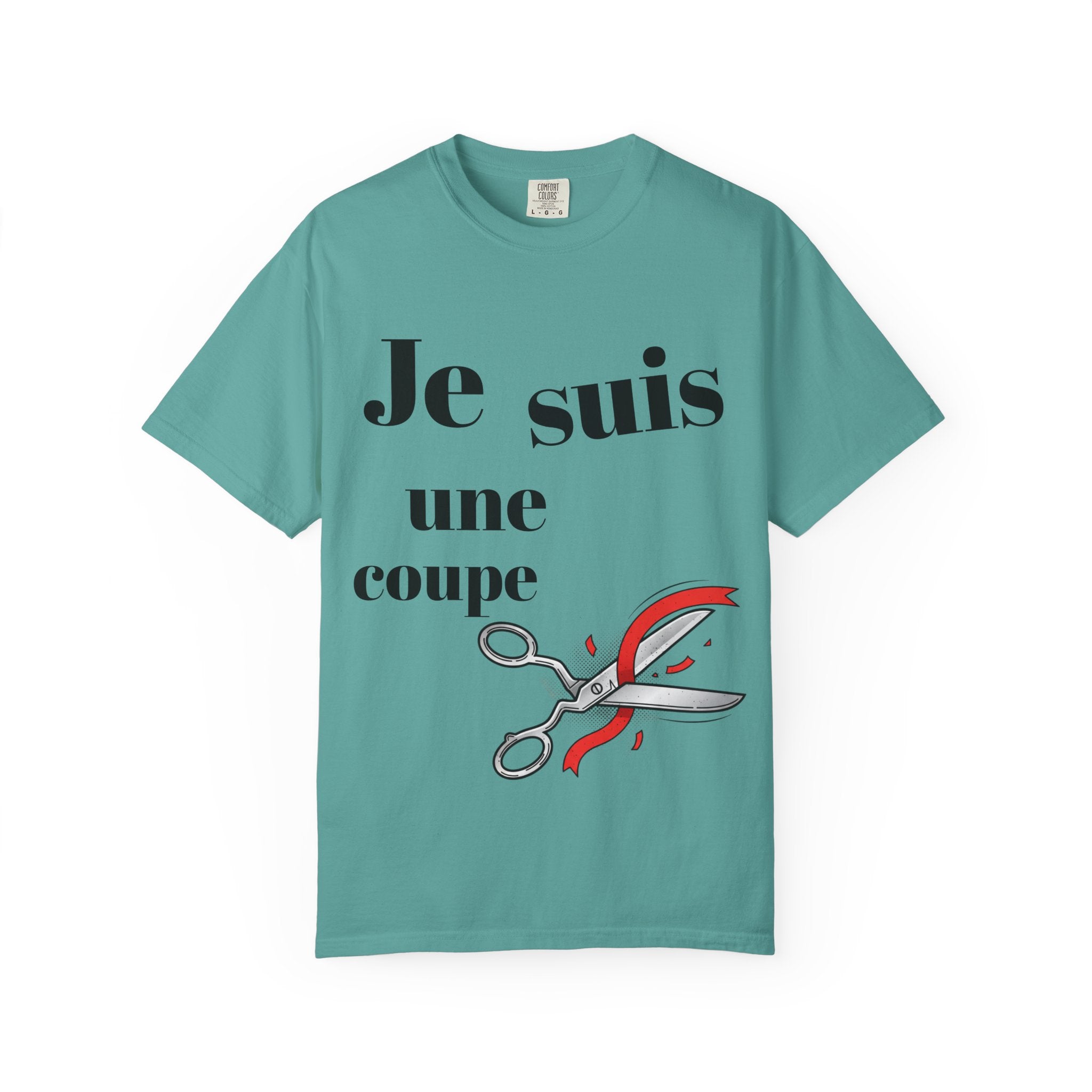 T-Shirt — Je suis une coupe (French Scissors Graphic)