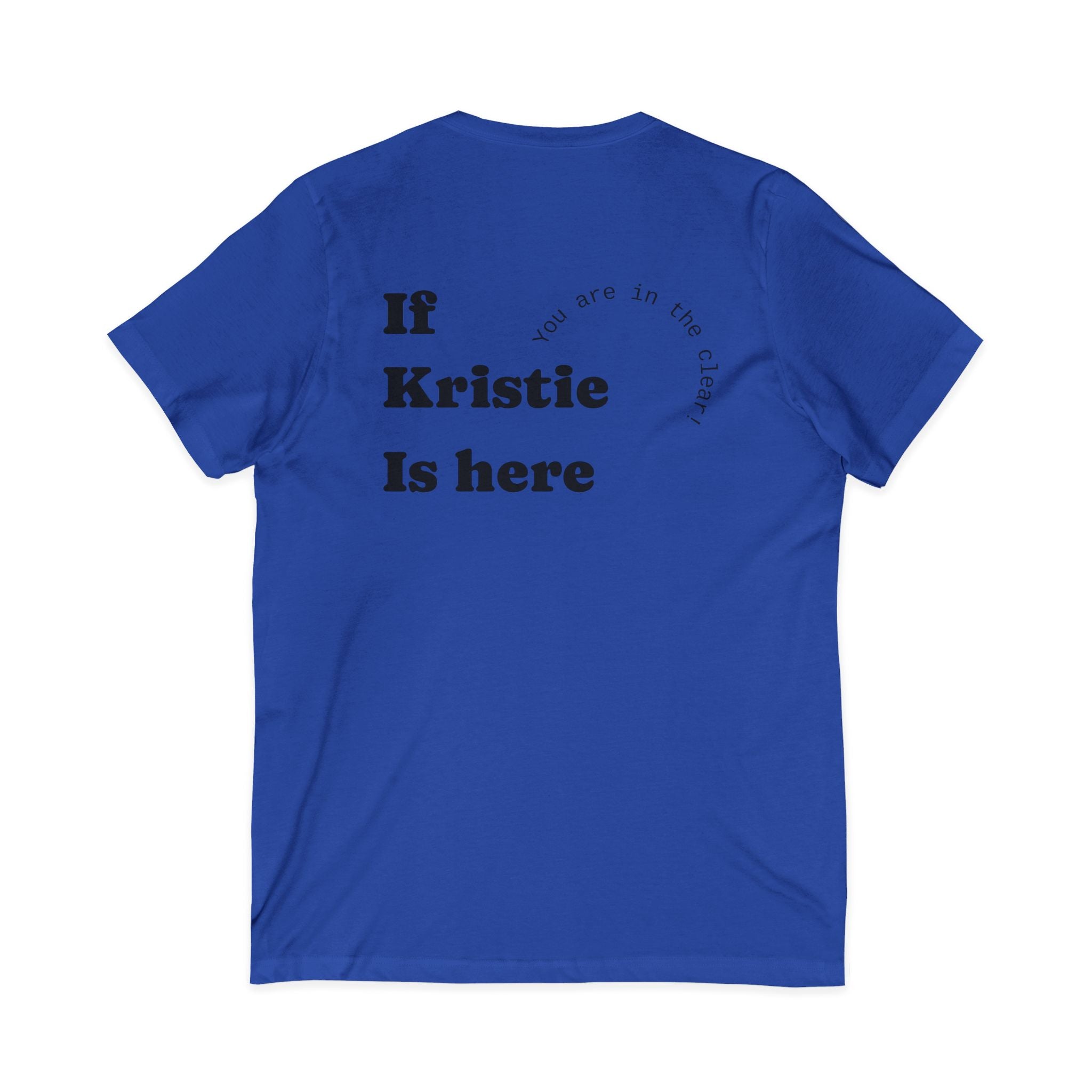 Unisex Jersey Short Sleeve V-Neck Tee