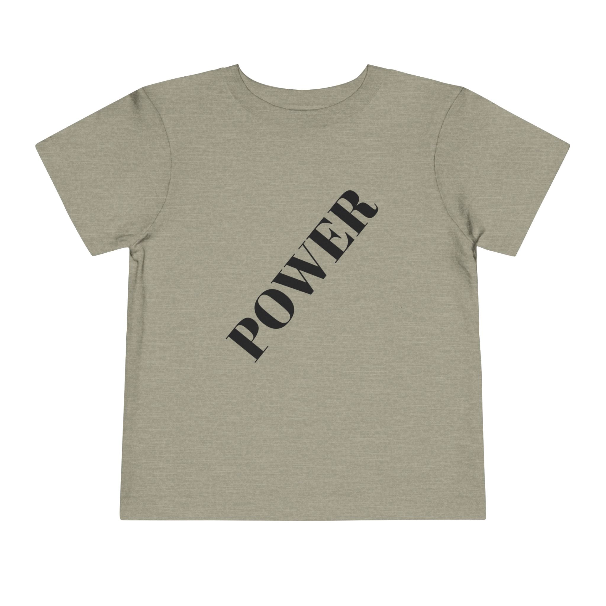 Toddler Power Tee - Inspiring Kids Apparel, Short Sleeve Boy's/Girl's T-Shirt, Birthday Gift, Children's Clothing