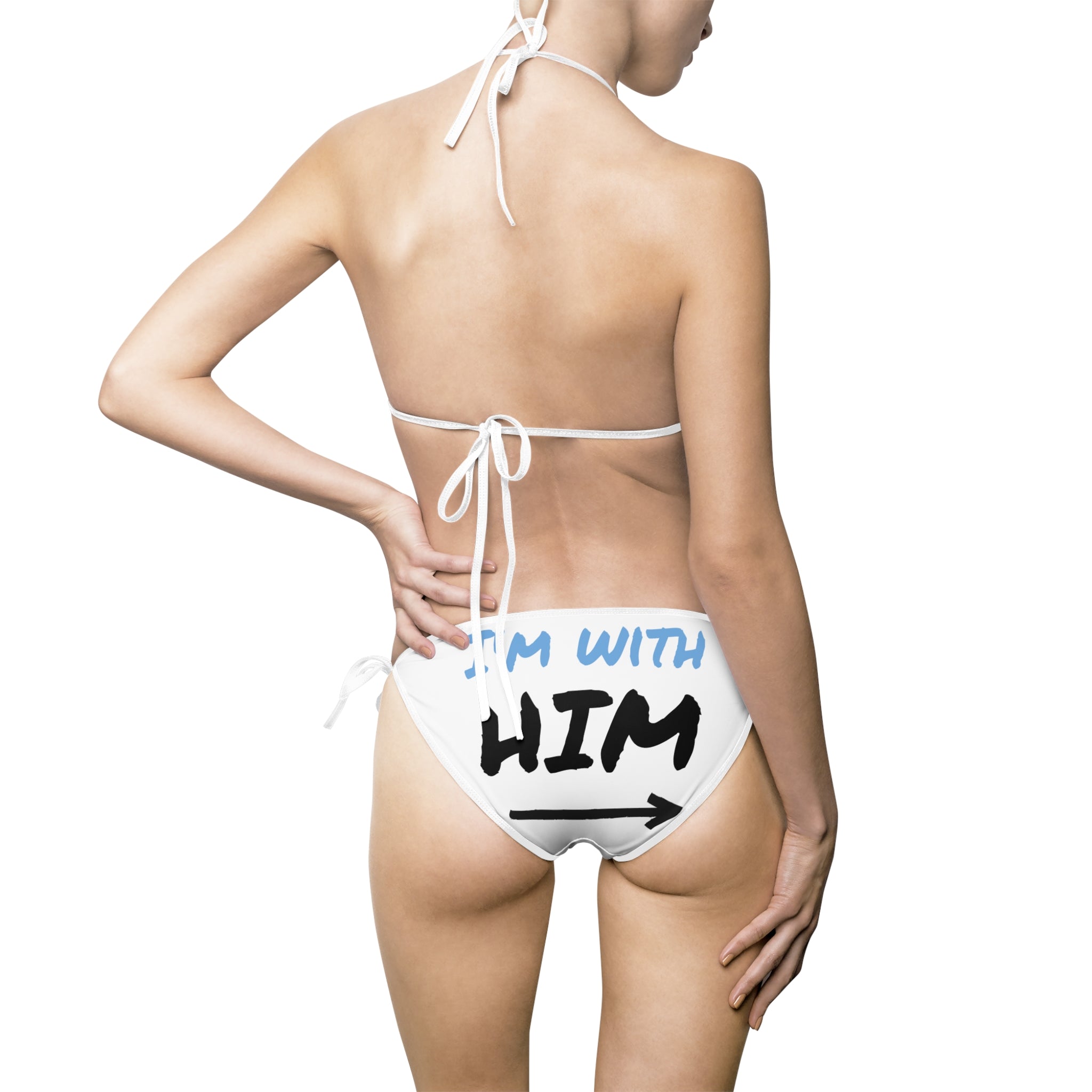 Heartfelt Women's Bikini Swimsuit, Flirty Swimwear, Beach Ready Bikini, Summer Pool Party Style, Cute Vacation Swim Outfit, Couples Swim Set