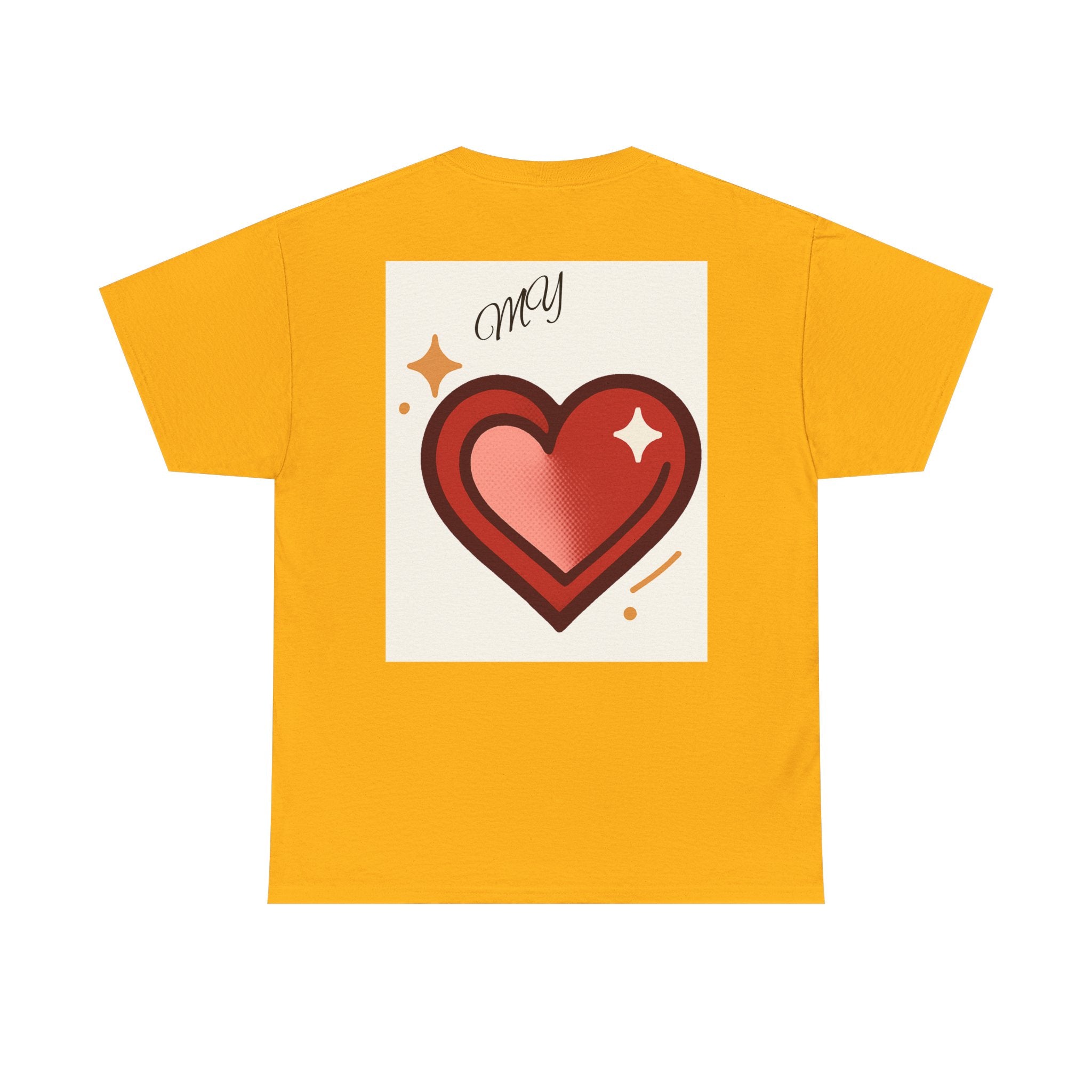 Heartfelt Unisex Heavy Cotton Tee | U R Always N, Gift for Loved Ones, Romantic Shirt, Valentine's Day, Casual Love Wear