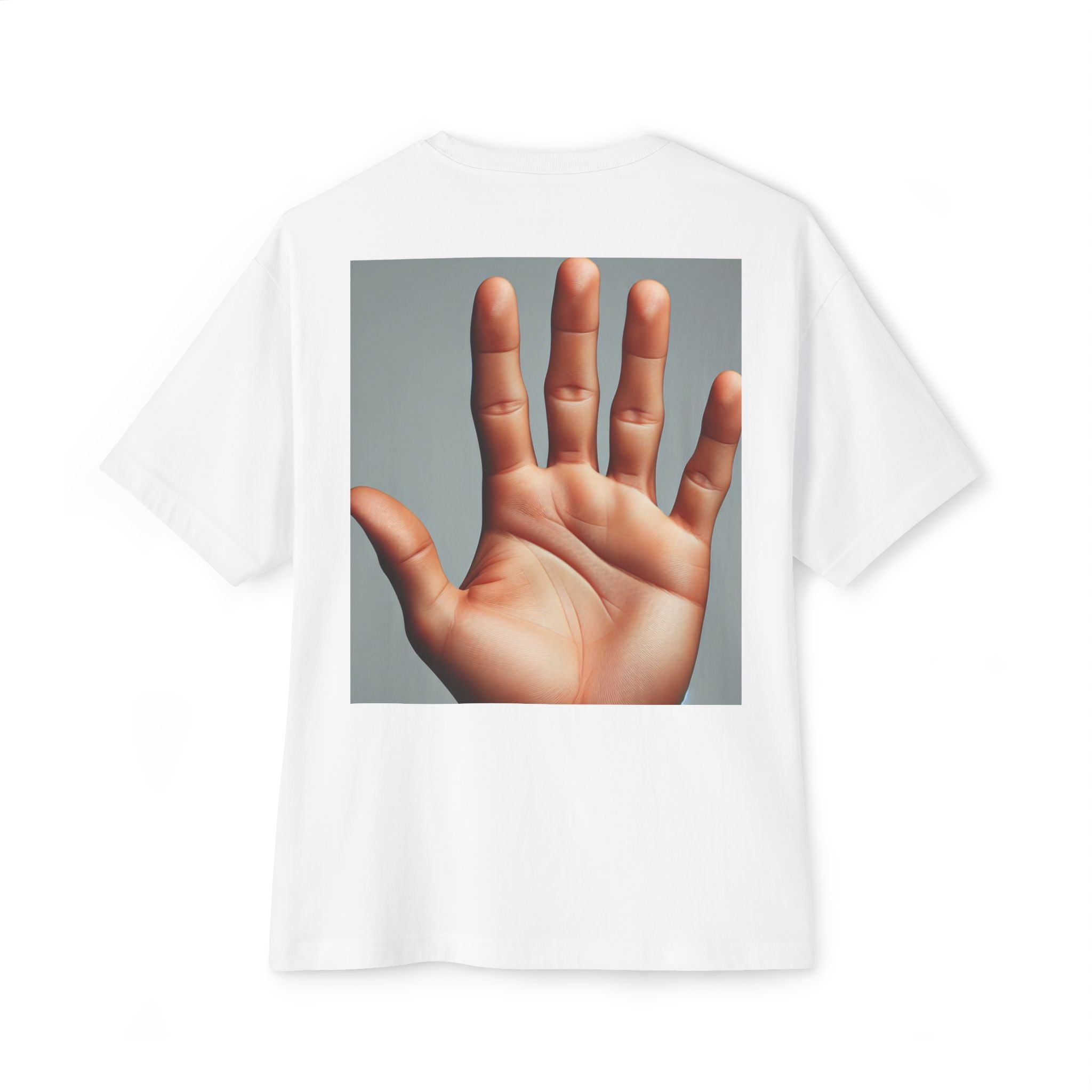 Talk to the Hand Oversized Tee, Unisex Boxy T-Shirt, Casual Wear, Comfortable Tee, Trendy Graphic Tee, Gift for Friends, Streetwear Fashion