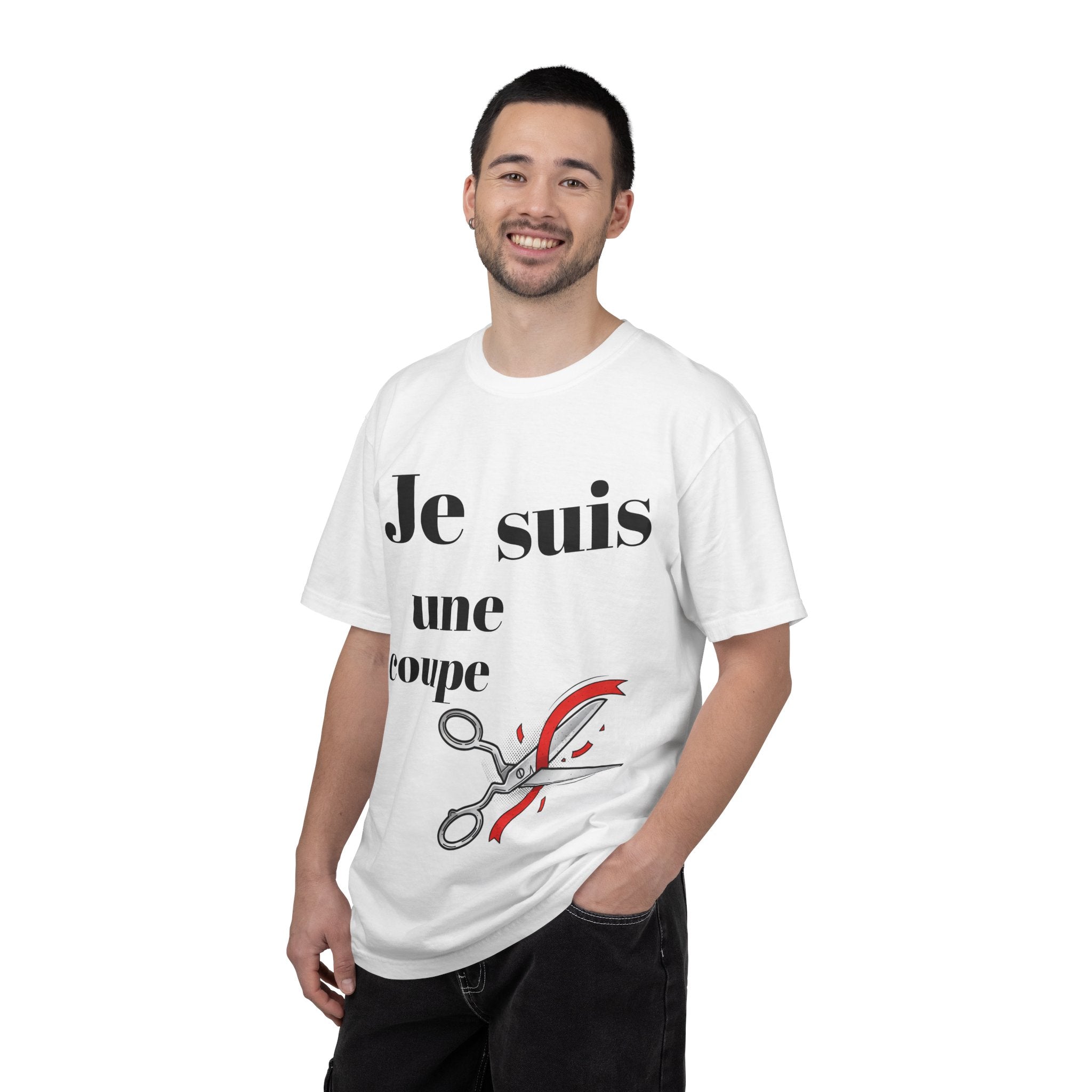 T-Shirt — Je suis une coupe (French Scissors Graphic)